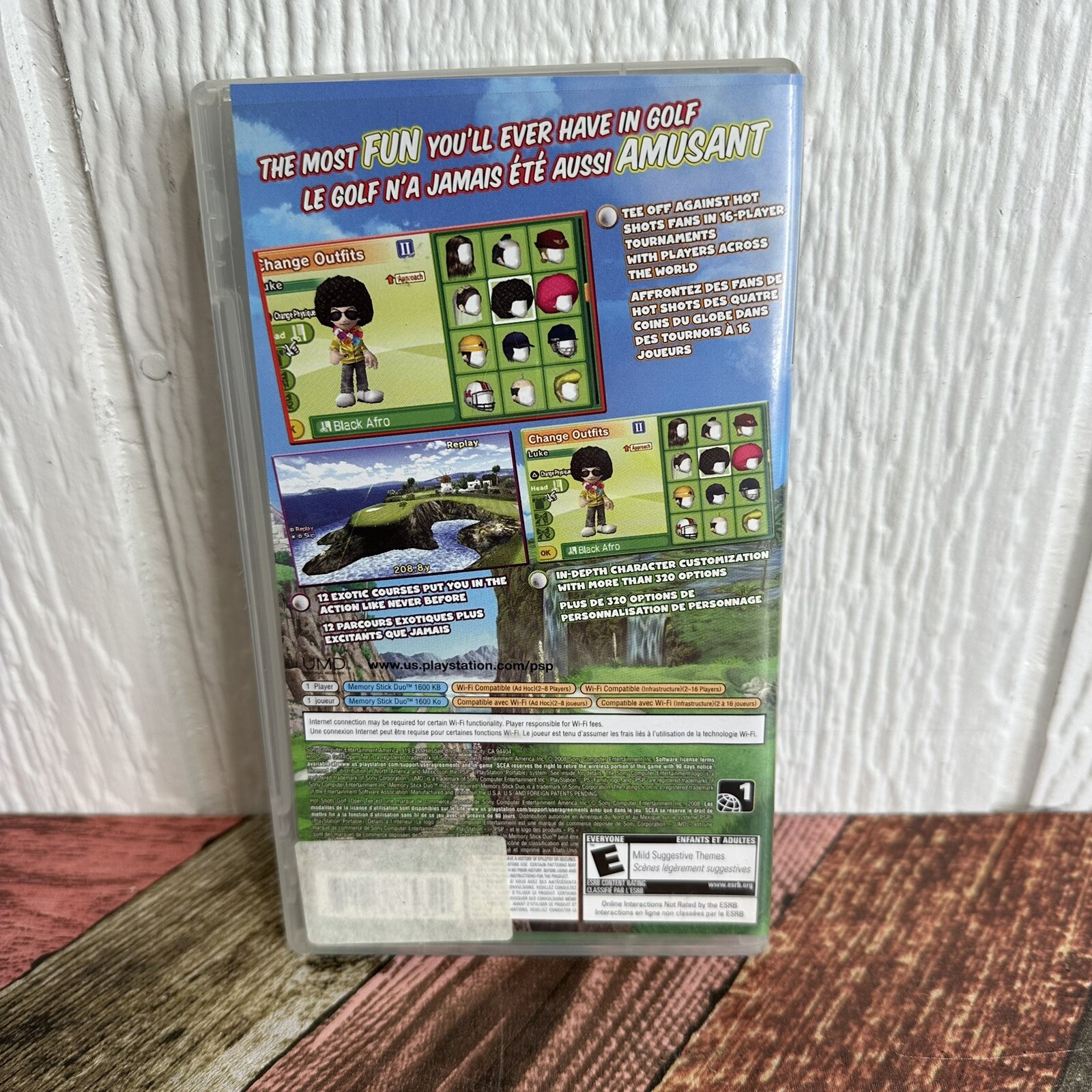 Hot Shots Golf: Open Tee 2 (Sony PSP, 2008) Complete In Box CIB With Manual