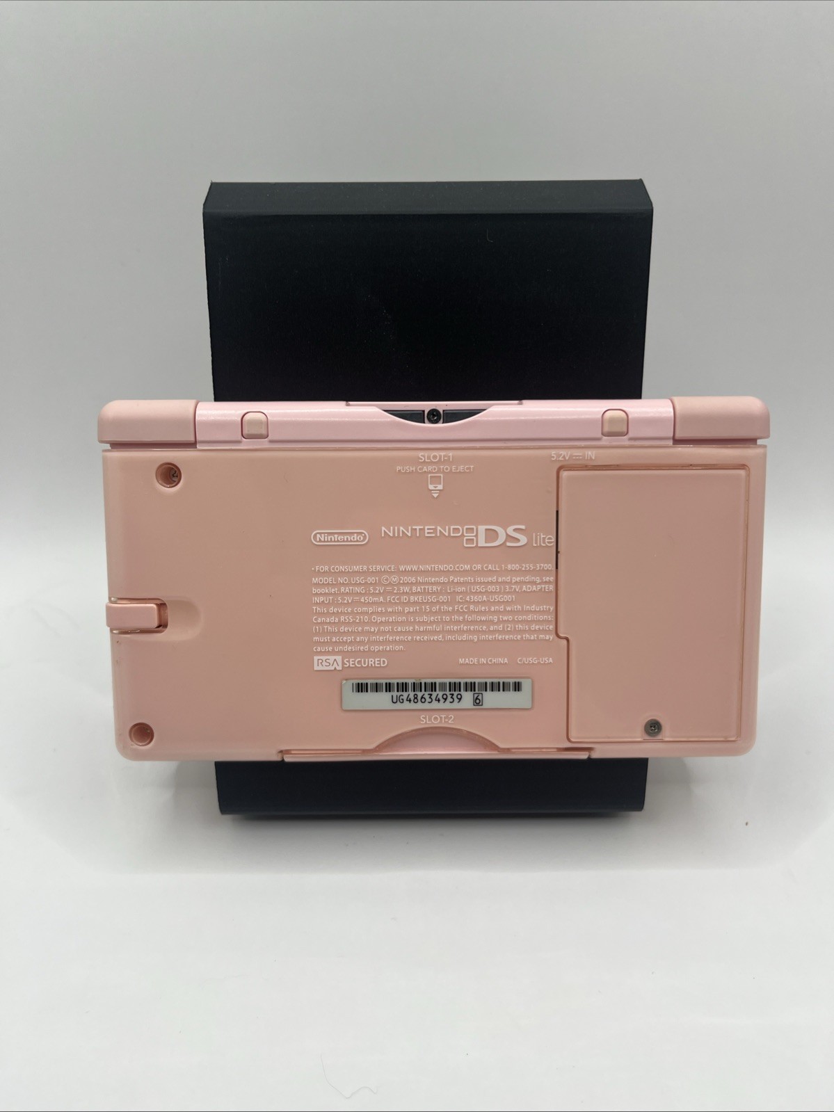 Nintendo DS Lite System Portable Gaming Console – Coral Pink – Tested – Read