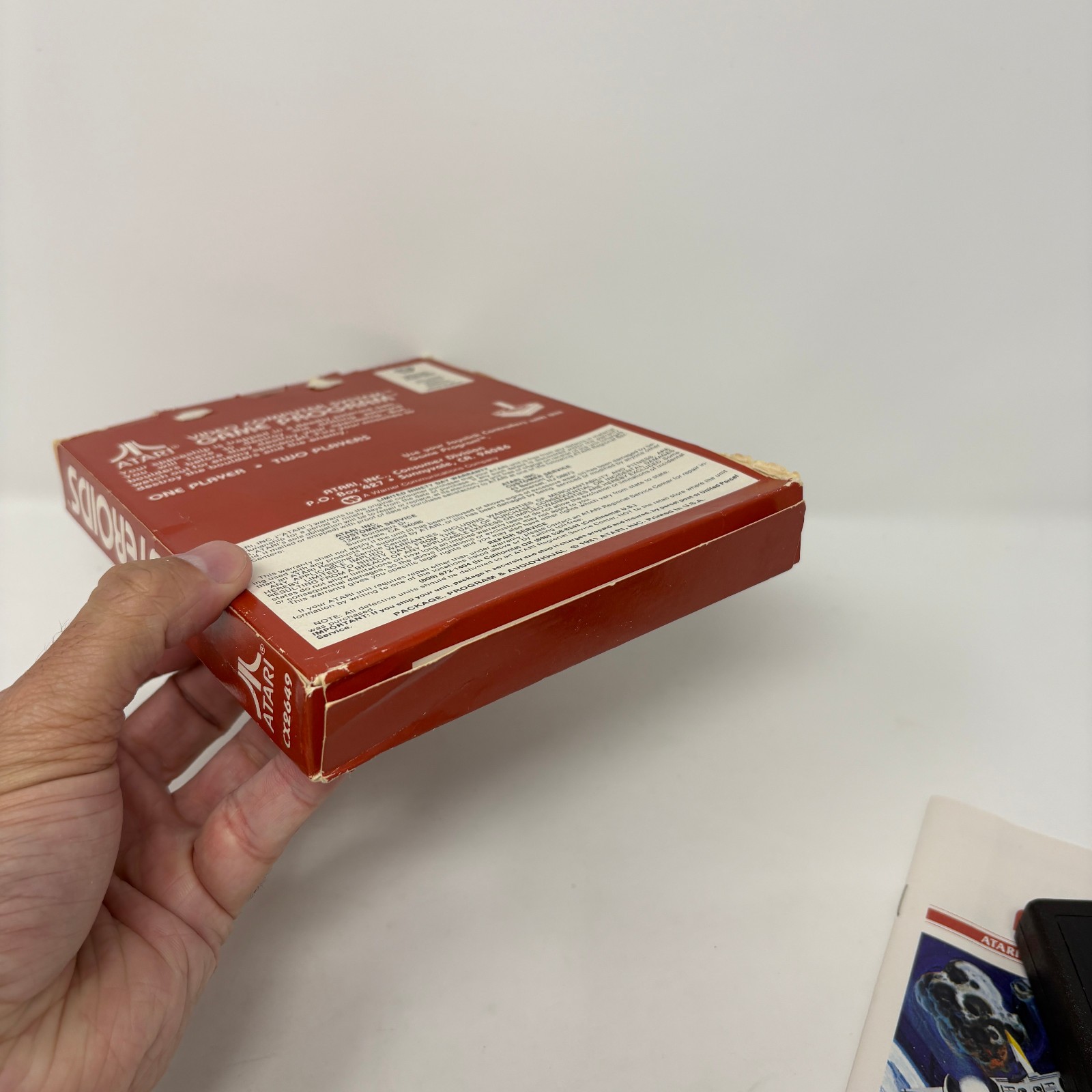 Asteroids (Atari 2600, 1981) CIB Complete In Box Tested & Works