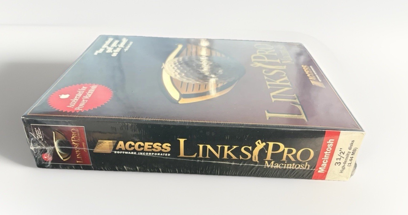 1994 Links Pro Macintosh Golf 3.5” Floppy Disks SEALED RARE MINT
