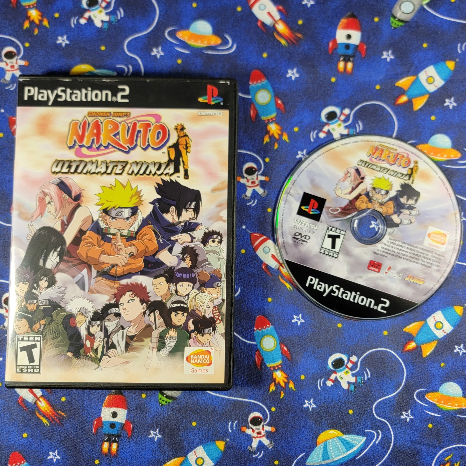 Naruto PS2 Game Lot 3 PlayStation 2 Uzumaki Chronicles Ultimate Ninja Tested