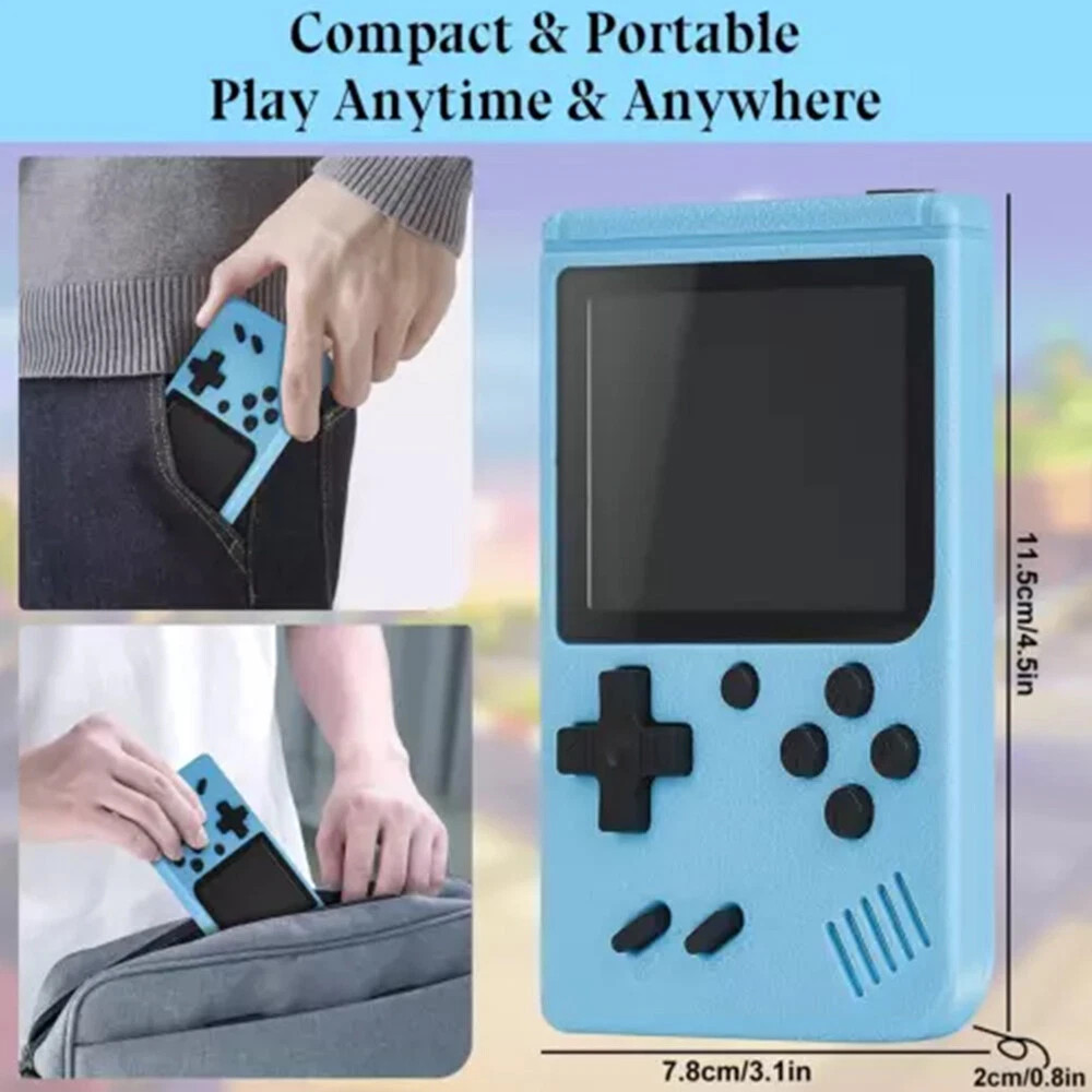 500 Classic Games Handheld Retro Video FC Game Console Player For Kids Adults