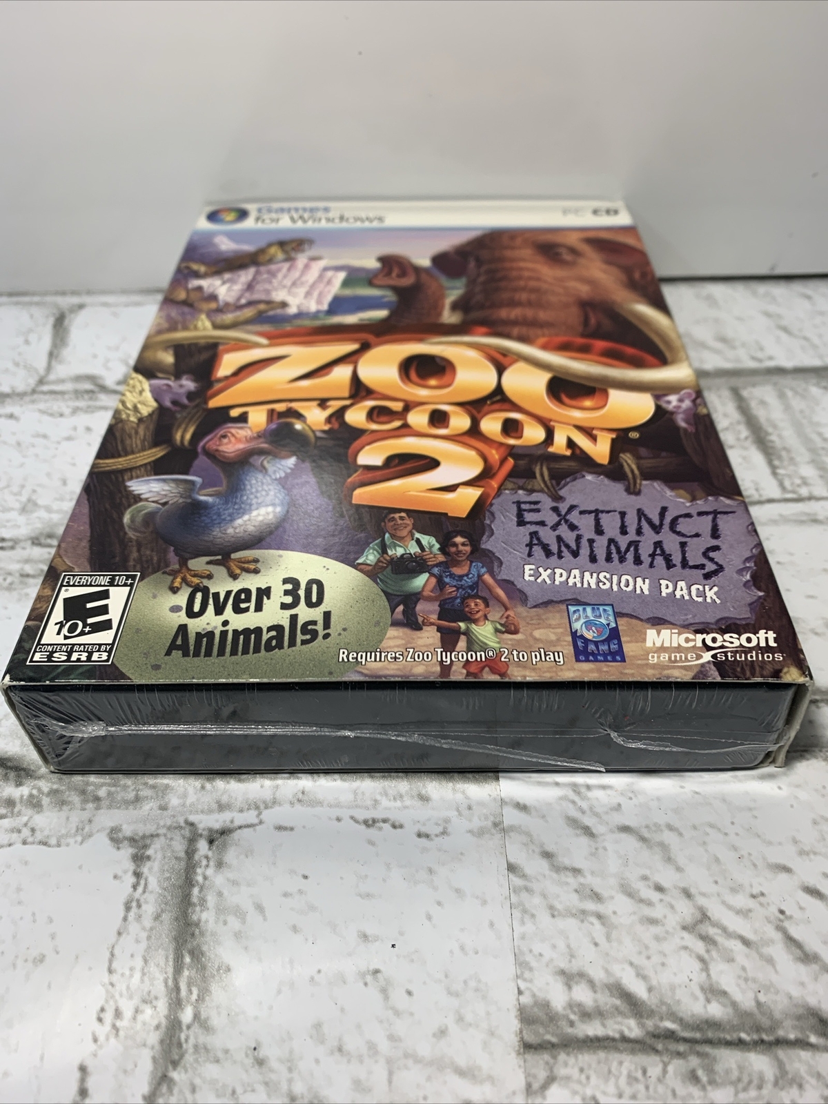 Microsoft Zoo Tycoon 2 Extinct Animals Expansion Pack Windows PC Game Unopened