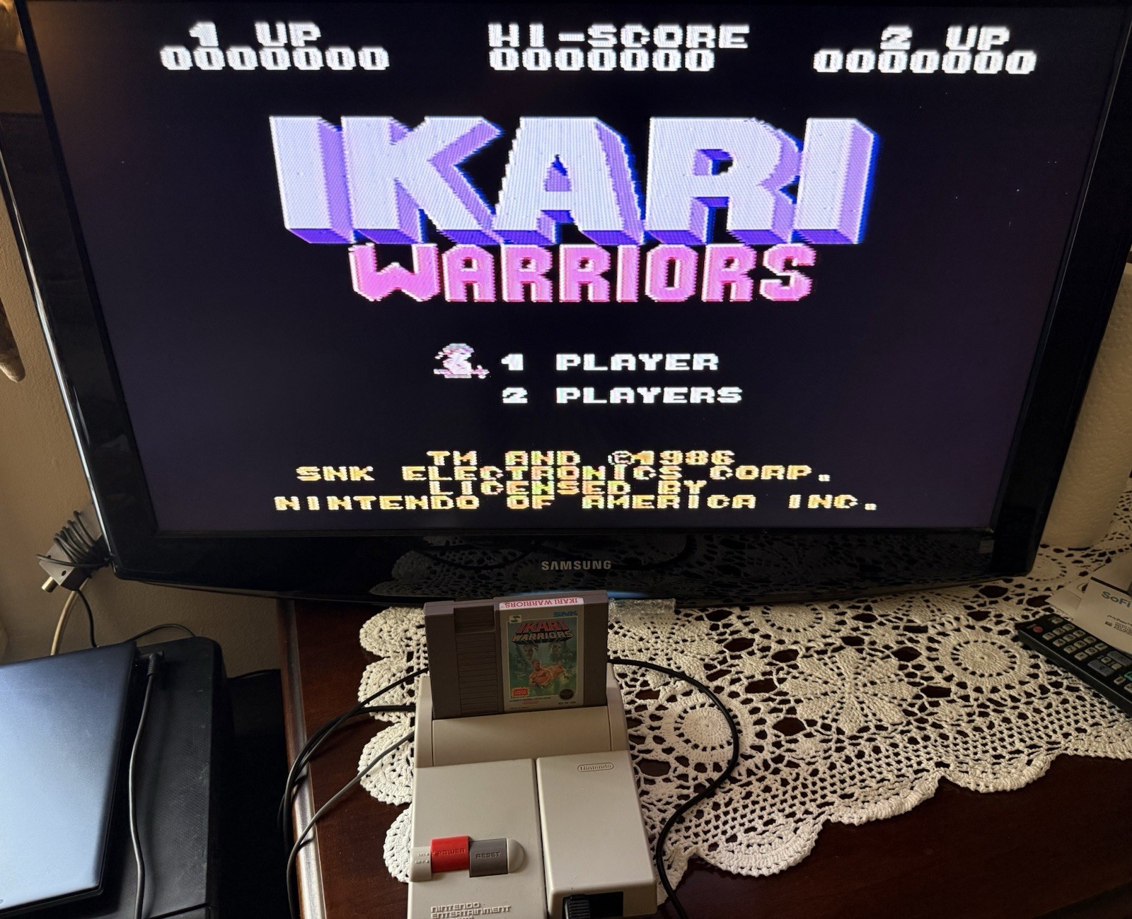 Nintendo NES Lot of 3! Ikari Warriors Mappyland Super Mario/Duck Hunt/Track Meet
