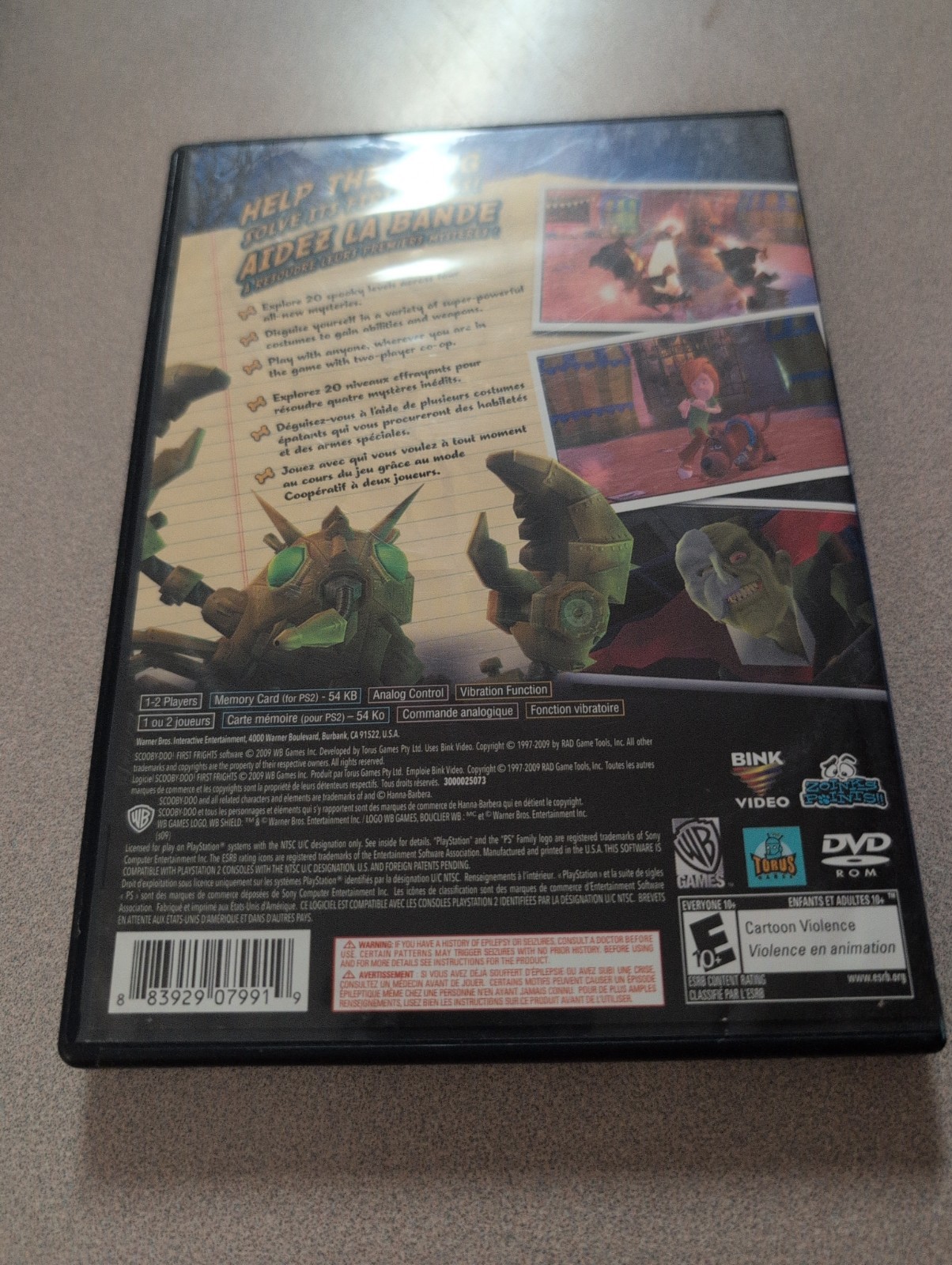 Scooby Doo First Frights PlayStation 2 PS2 Complete In Box