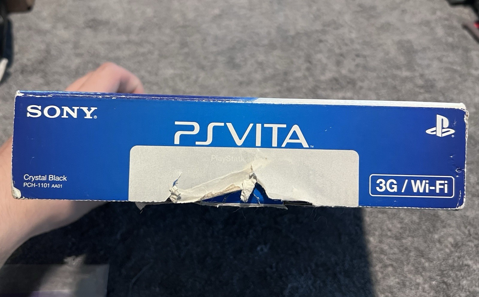 PlayStation Vita PCH-1101 COMPLETE IN BOX Manual Inserts Tested 4GB Memory Card