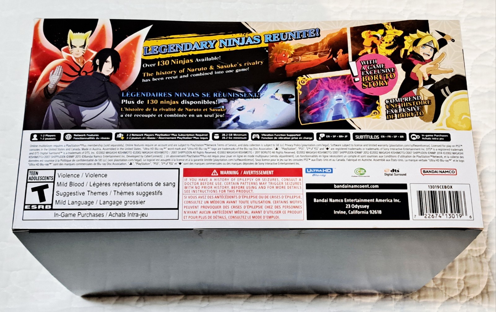 NARUTO X BORUTO Ultimate Ninja Storm Connections PS5 Collector’s Edition New