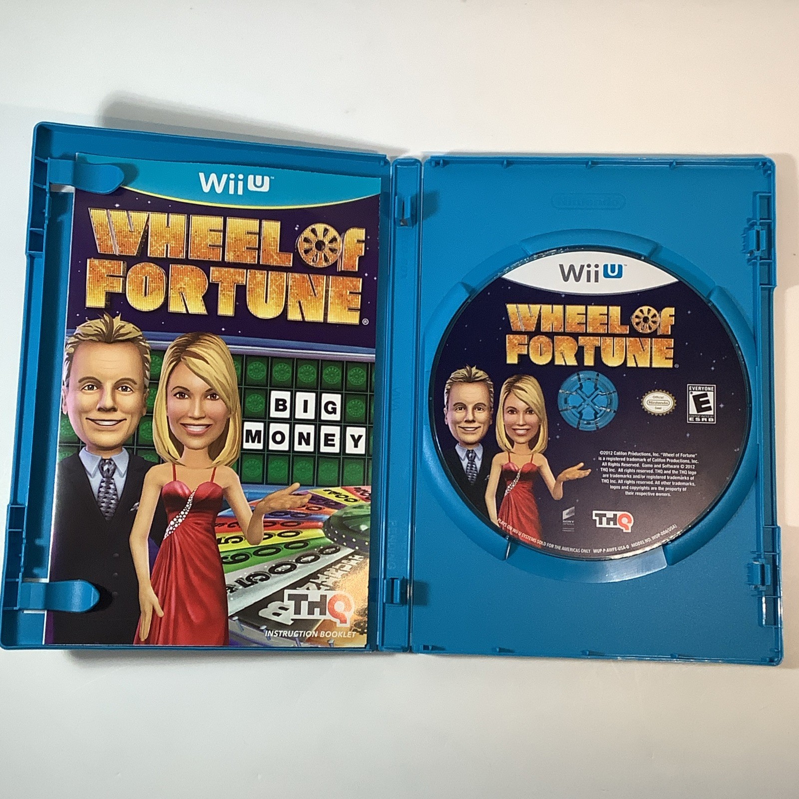 Wheel of Fortune (Nintendo Wii U, 2012) CIB Complete