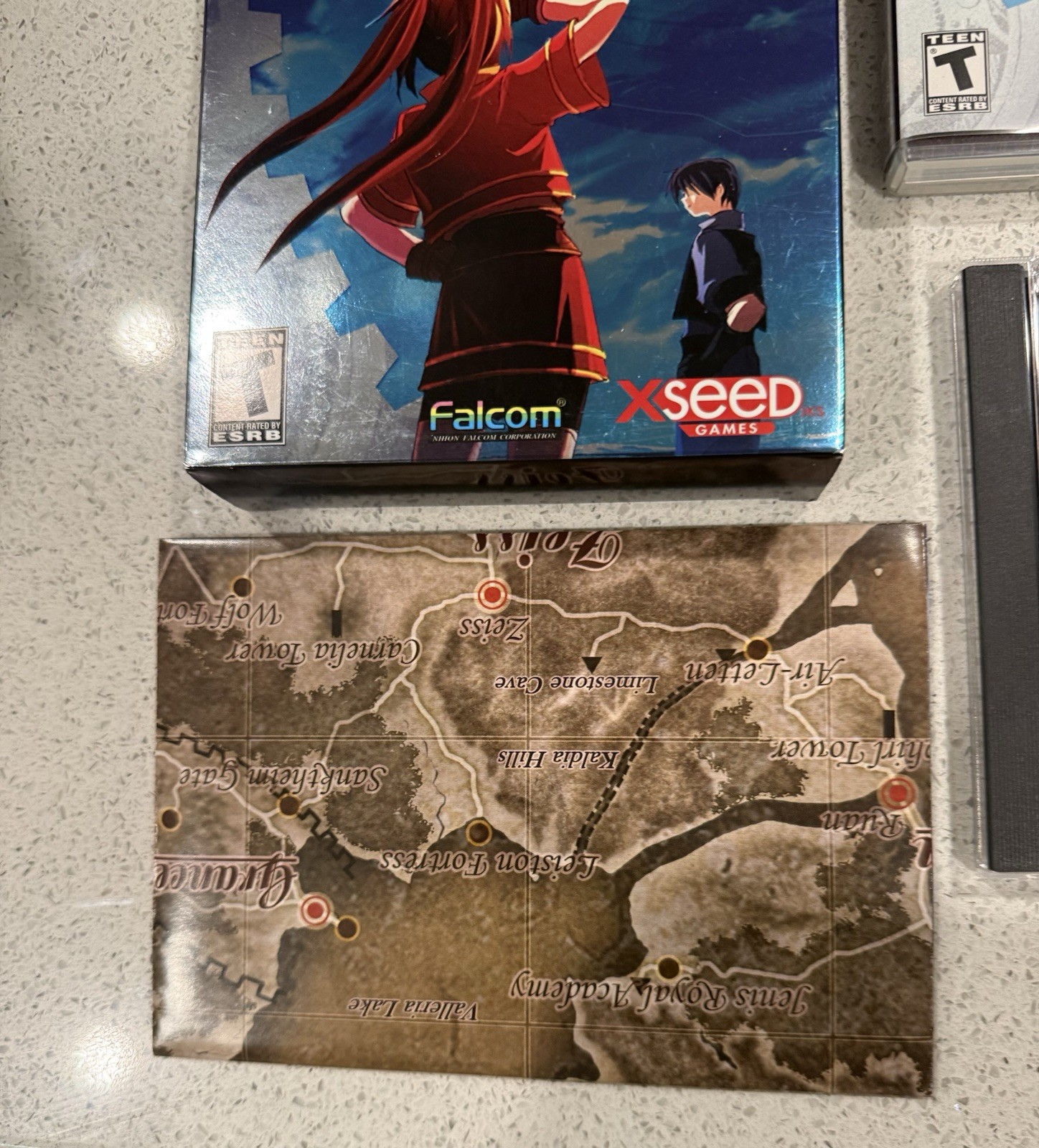 Legend of Heroes: Trails in the Sky Premium Edition (Sony PSP, 2011) CIB TESTED!