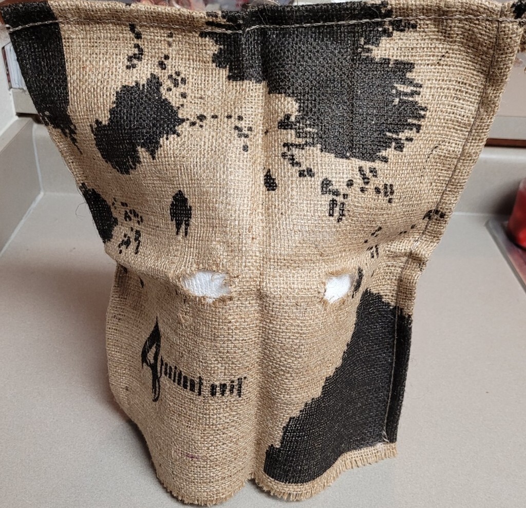 Resident Evil 4 Dr Salvador Chainsaw Man Promo Burlap Mask