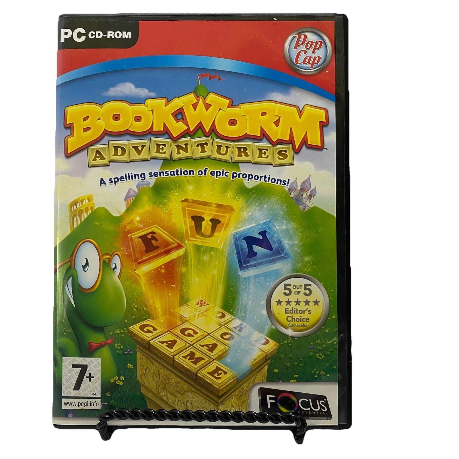 Bookworm Adventures Computer Word Game (PC CD-ROM, 2006) Pop Cap Vintage