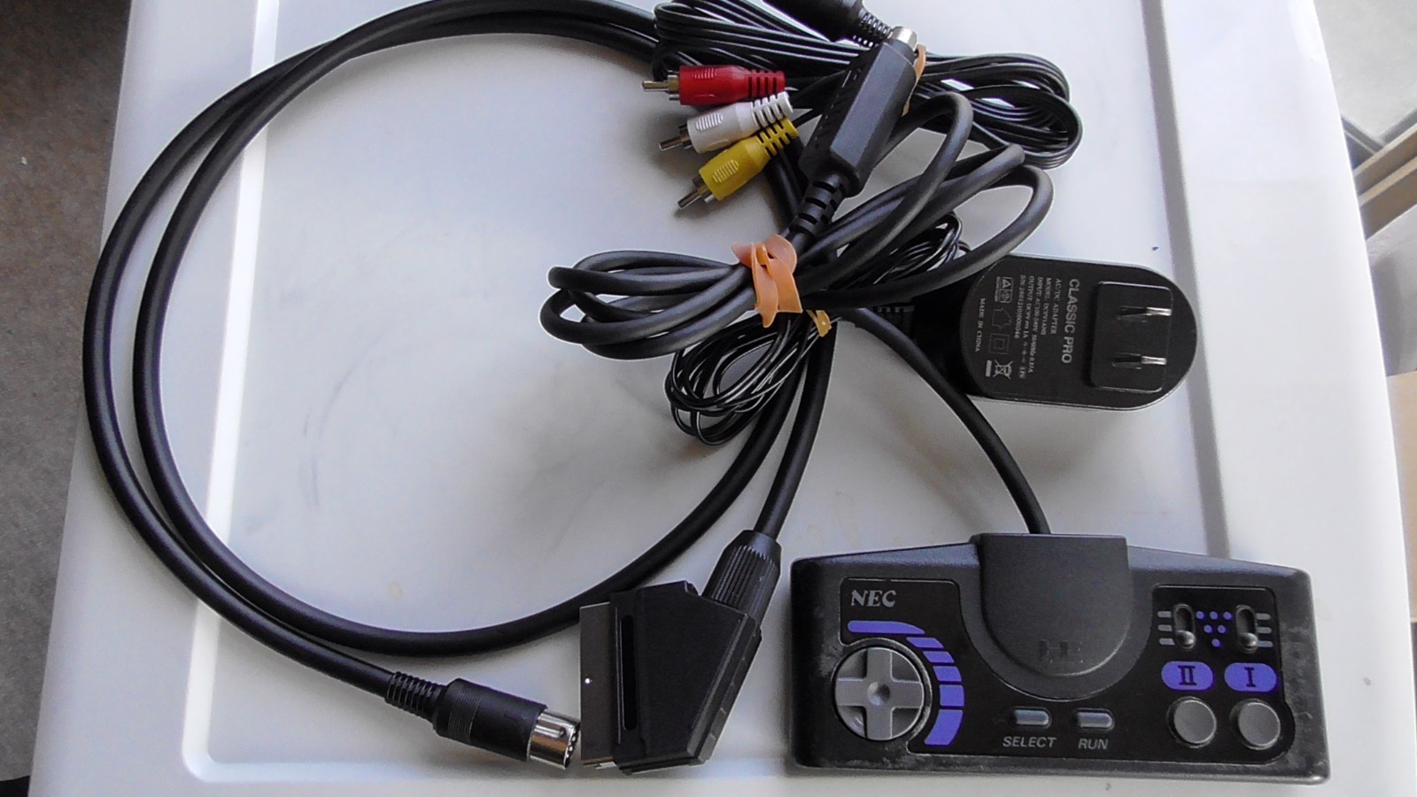 PC Engine DUO Scart RGB Csync 75/TTL/CVBS Region Free Jailbar fix FULL RECAPPED