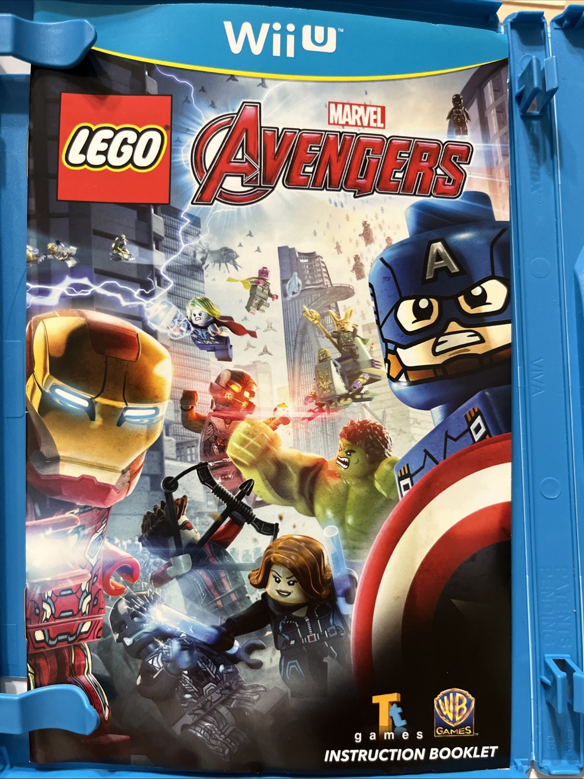 LEGO Marvel’s Avengers (Nintendo Wii U, 2016) CIB Captain America Hulk Iron Man