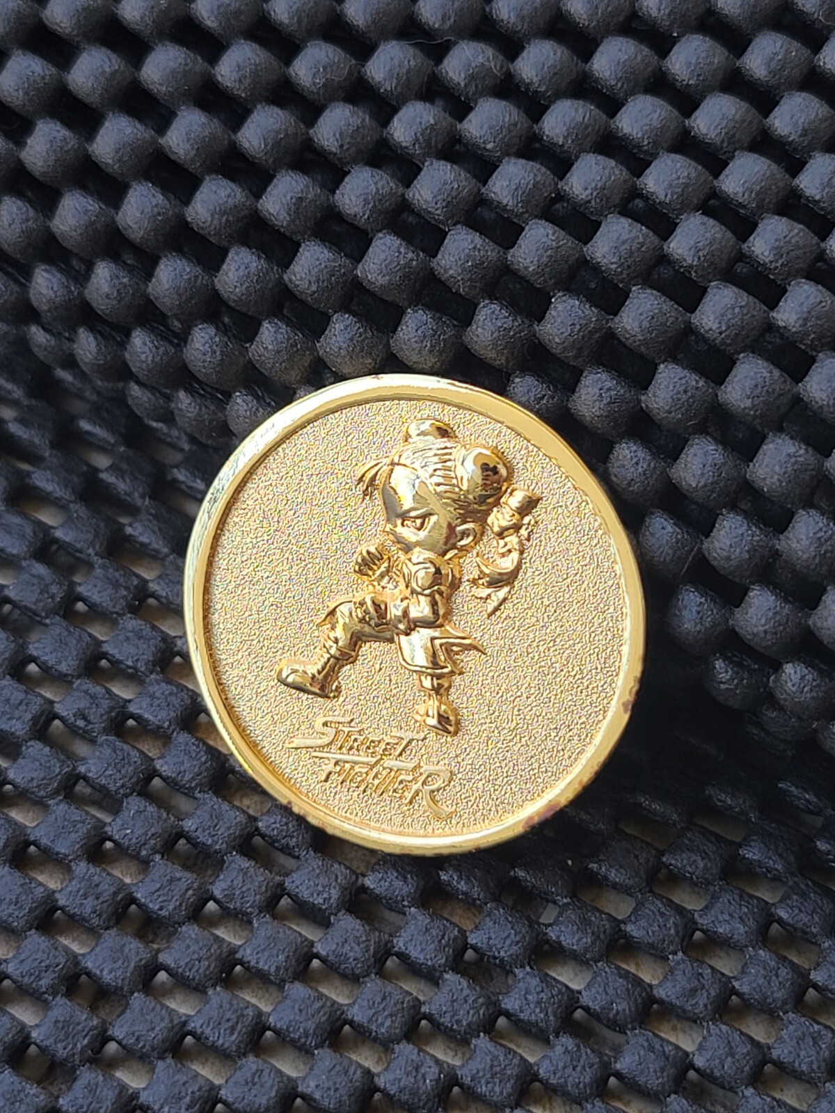 Street Fighter Coin Medal Video Game 10t Anniversary Rare CAPCOM SNES SEGA GBA