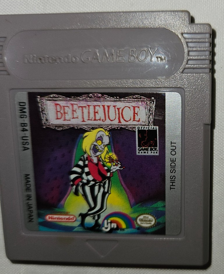 Beetlejuice Cartridge Only Authentic Nintendo Game Boy Original DMG-B4-USA 1992