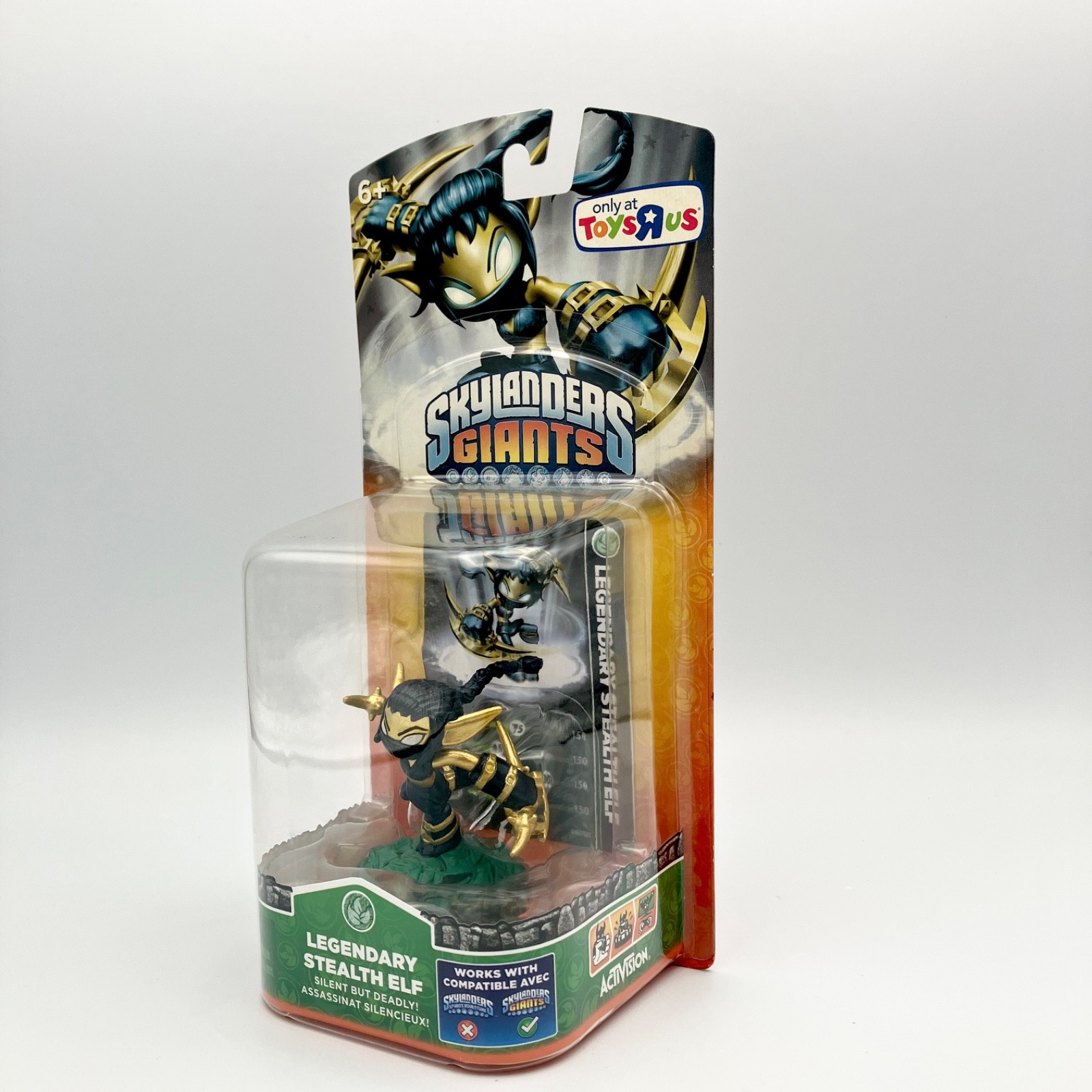Skylanders Giants Legendary Stealth Elf Figure Toys R Us Exclusive NEW SEALED