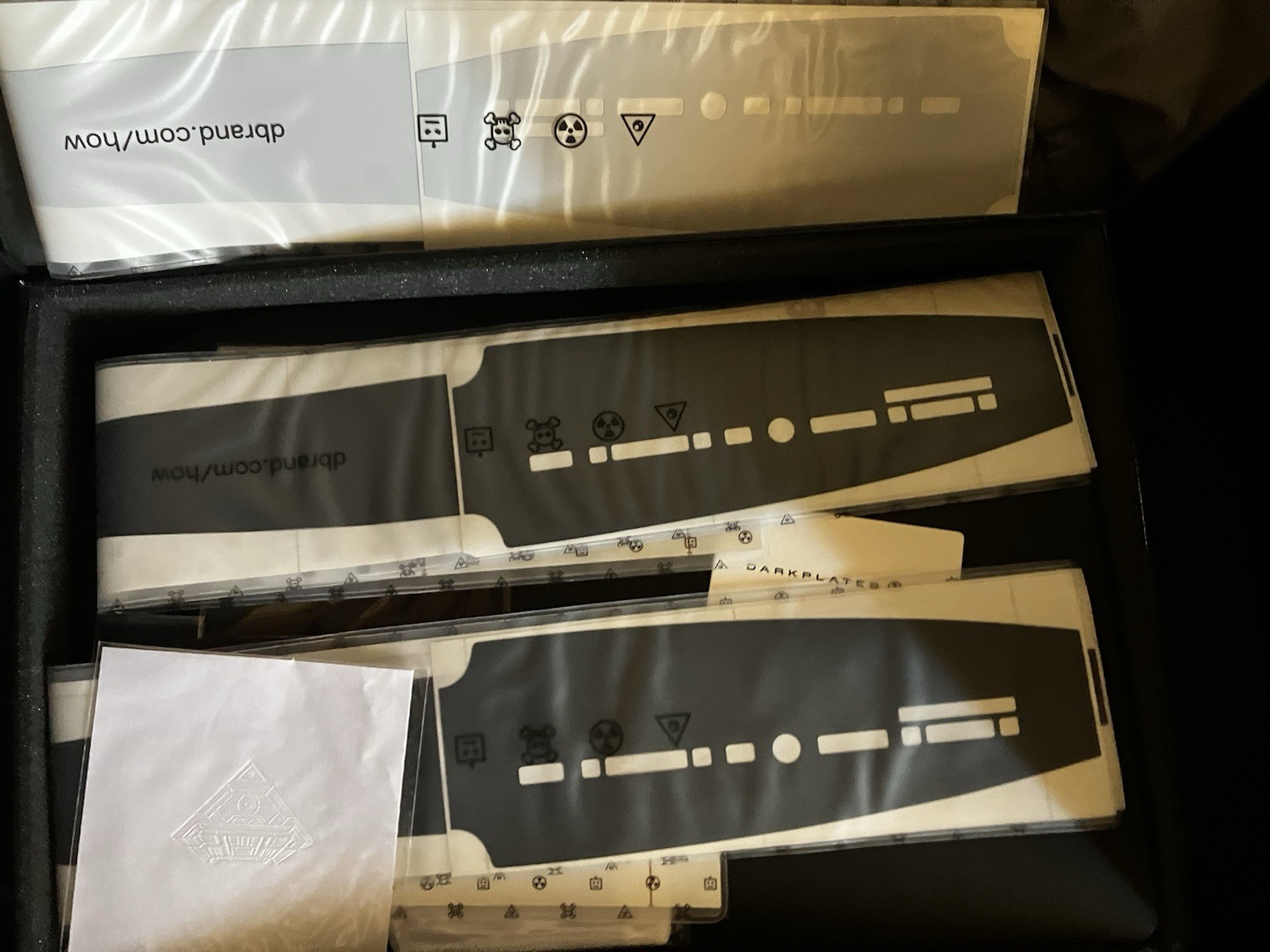 Dbrand DARKPLATES 2.0 Console Plates PS5 With Multiple Stickers /light Variants*