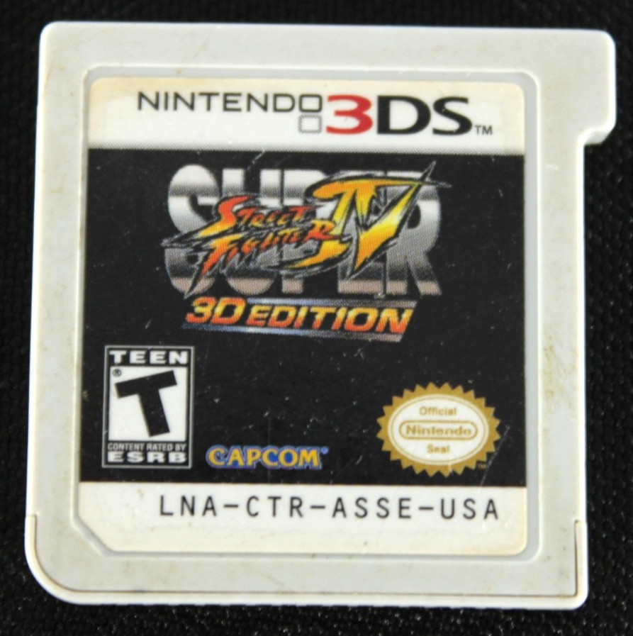 Super Street Fighter IV 4 3D Edition Nintendo 3DS Cartridge Only Tested Working