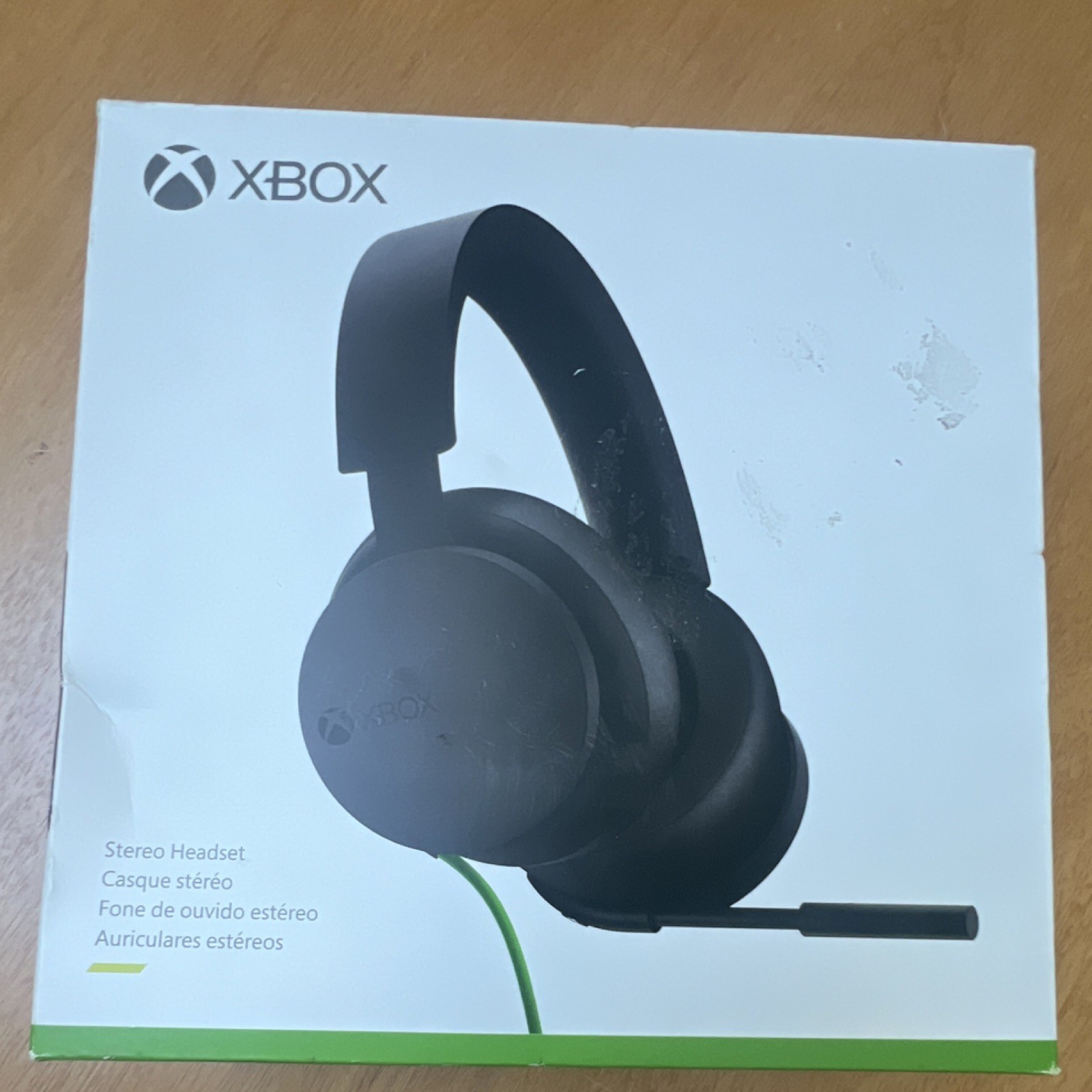 Xbox Stereo Headset Black Stereo Boom Mic Adjustable Headband 3.5mm Jack(wired)