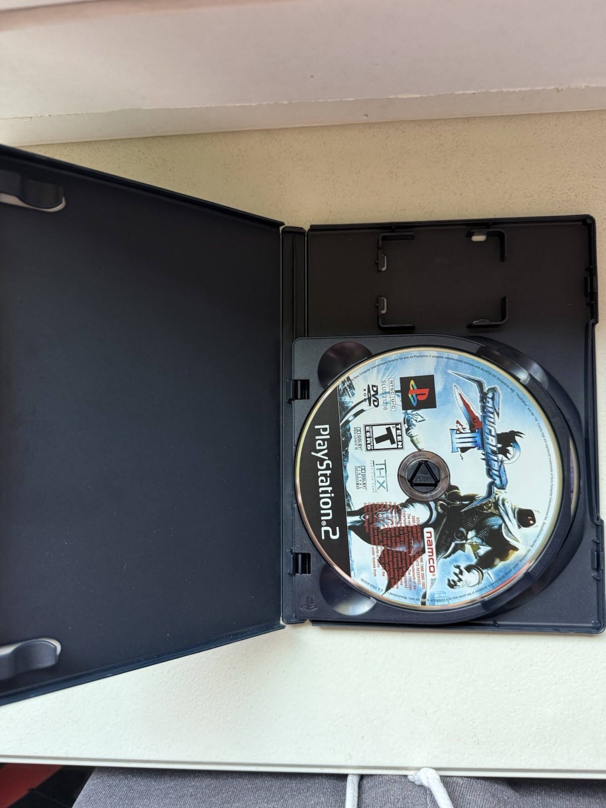 Namco SoulCalibur III PS2 T-Teen SoulCalibur Series NTSC-U/C with Test/Demo disc