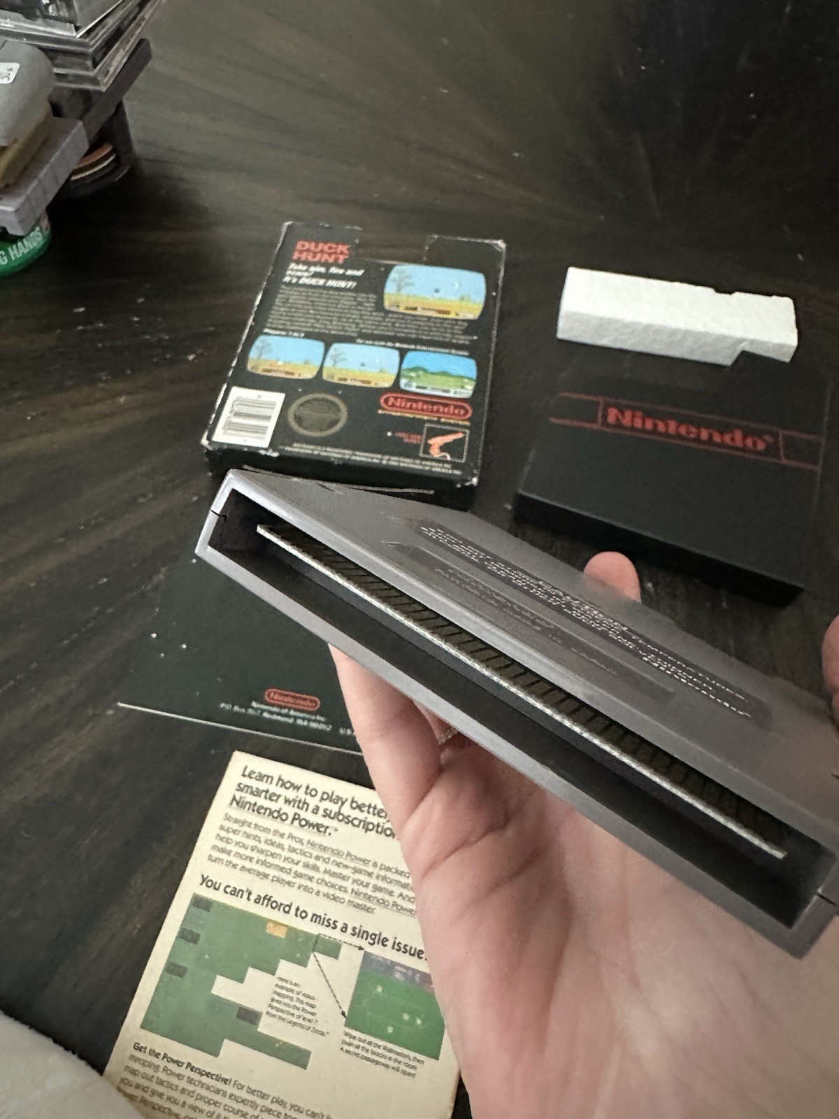 Nintendo NES Game Duck Hunt CIB Complete In Box 5 Screw Top Box Missing