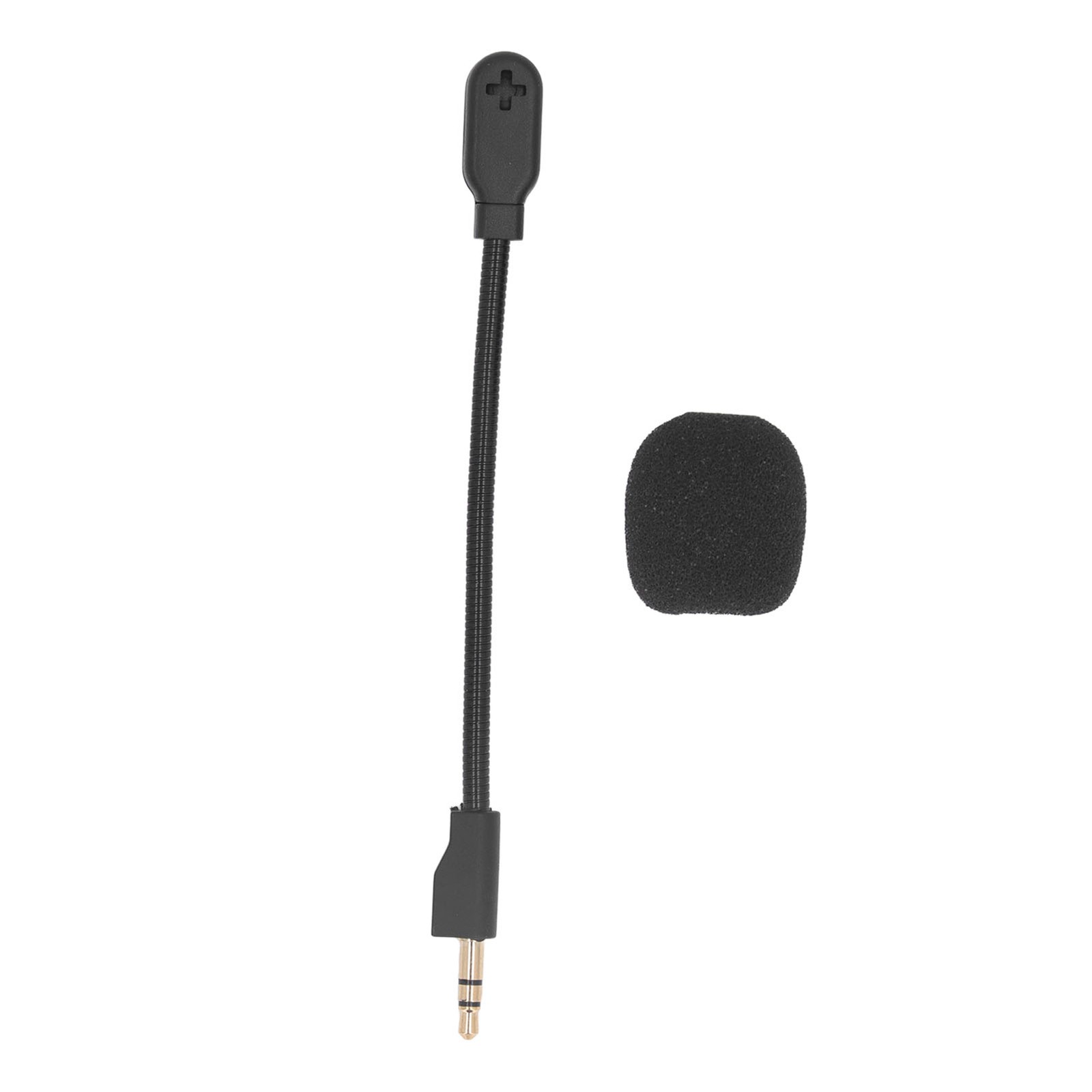 ｀Replacement Game Mic With Foam Cover 3.5mm Jack Noise Cancelling Detachable New