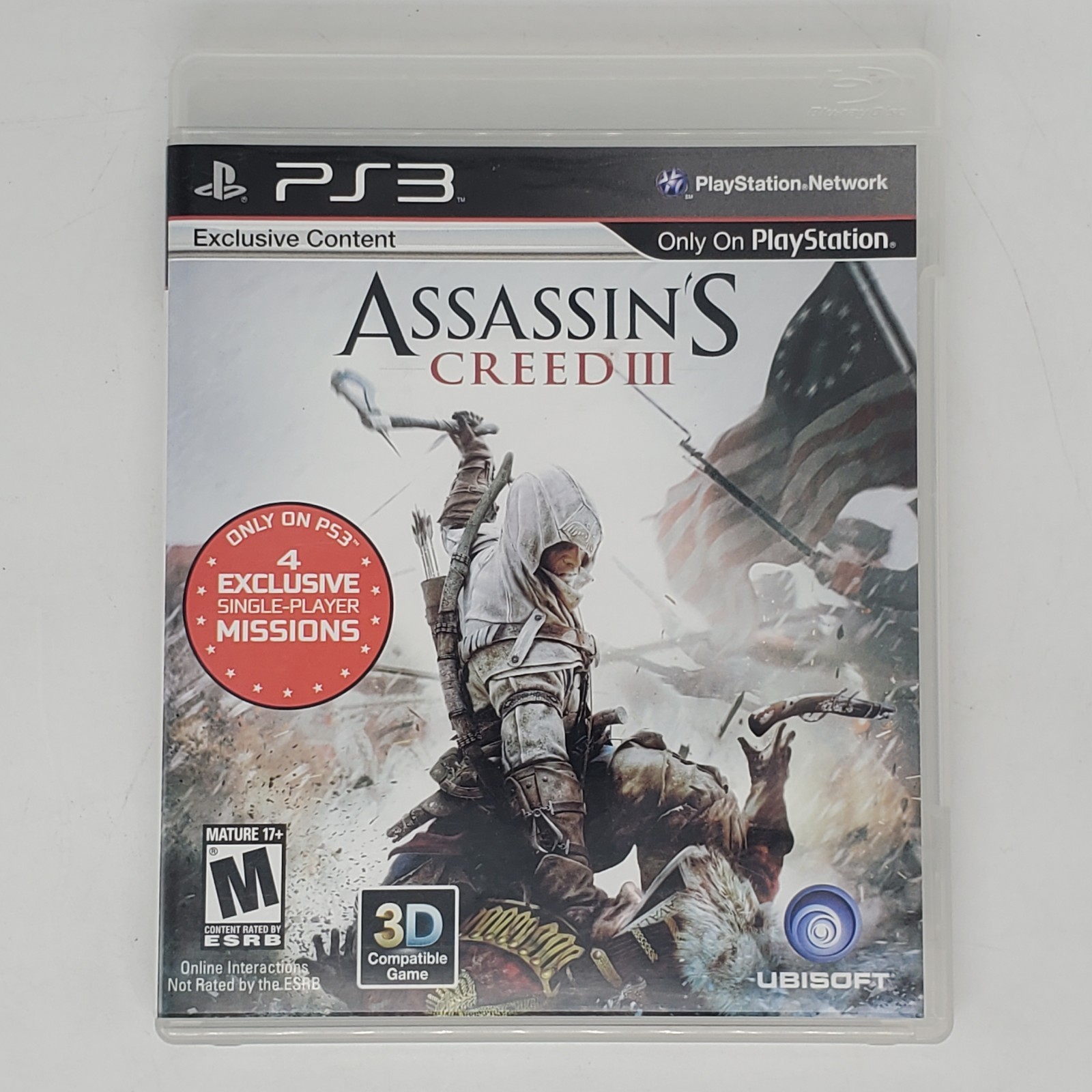 Assassin’s Creed III 3 PlayStation 3 PS3 Complete In Box Tested Working Good.