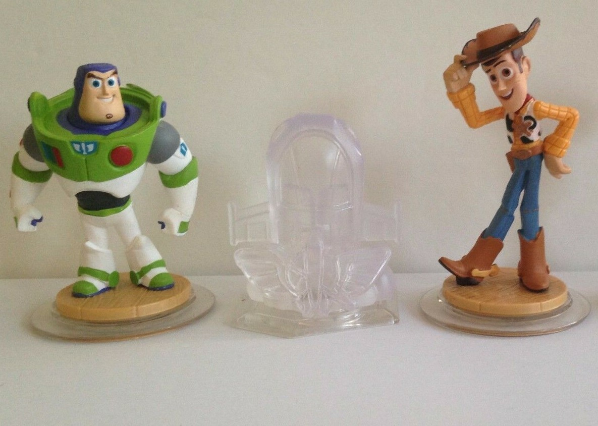DISNEY INFINITY Toy Story Play Set Buzz & Woody Figures Wii Xbox 360 PS3