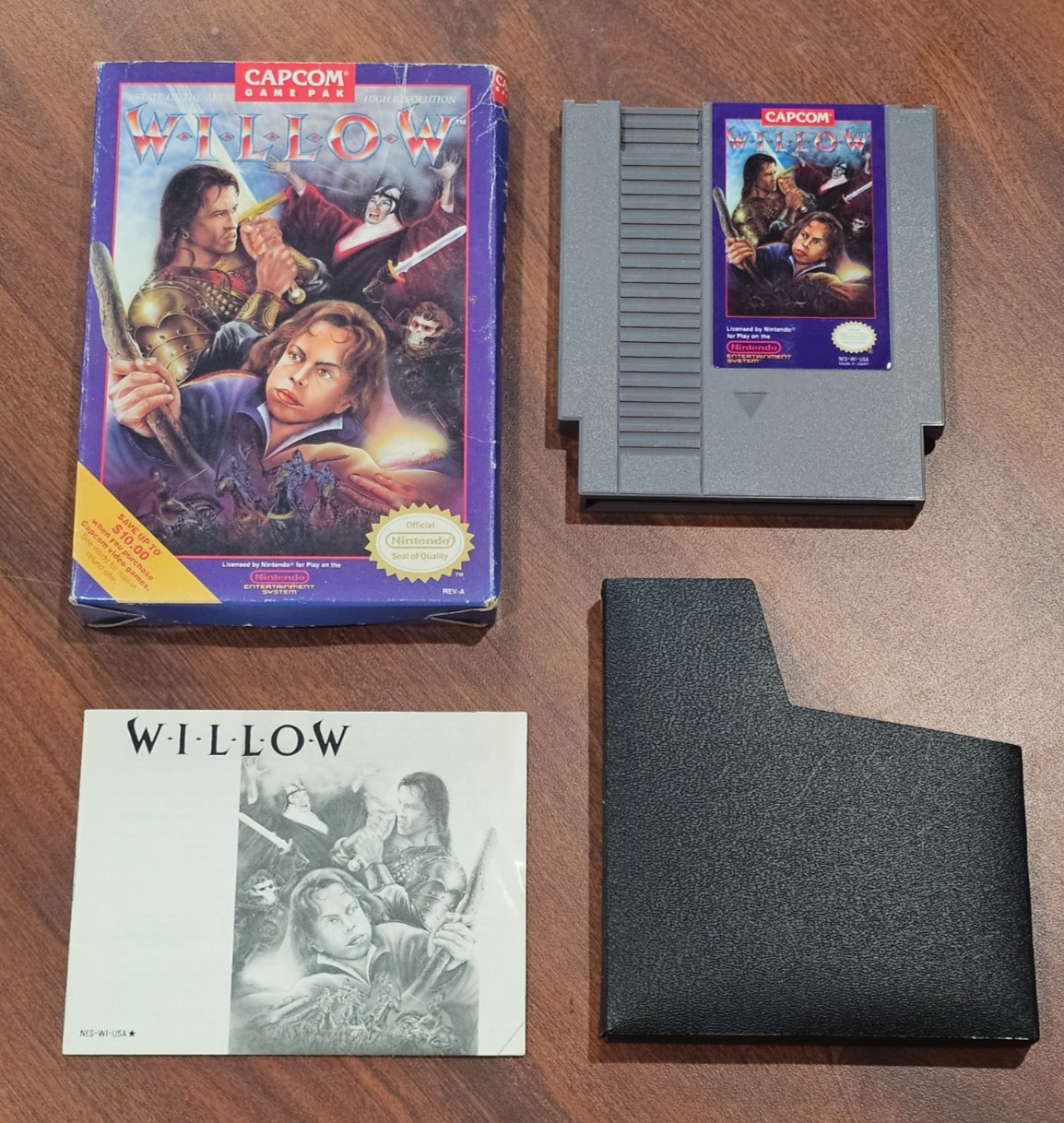 Willow (Nintendo Entertainment System, 1989) NES w/ Manual + Box