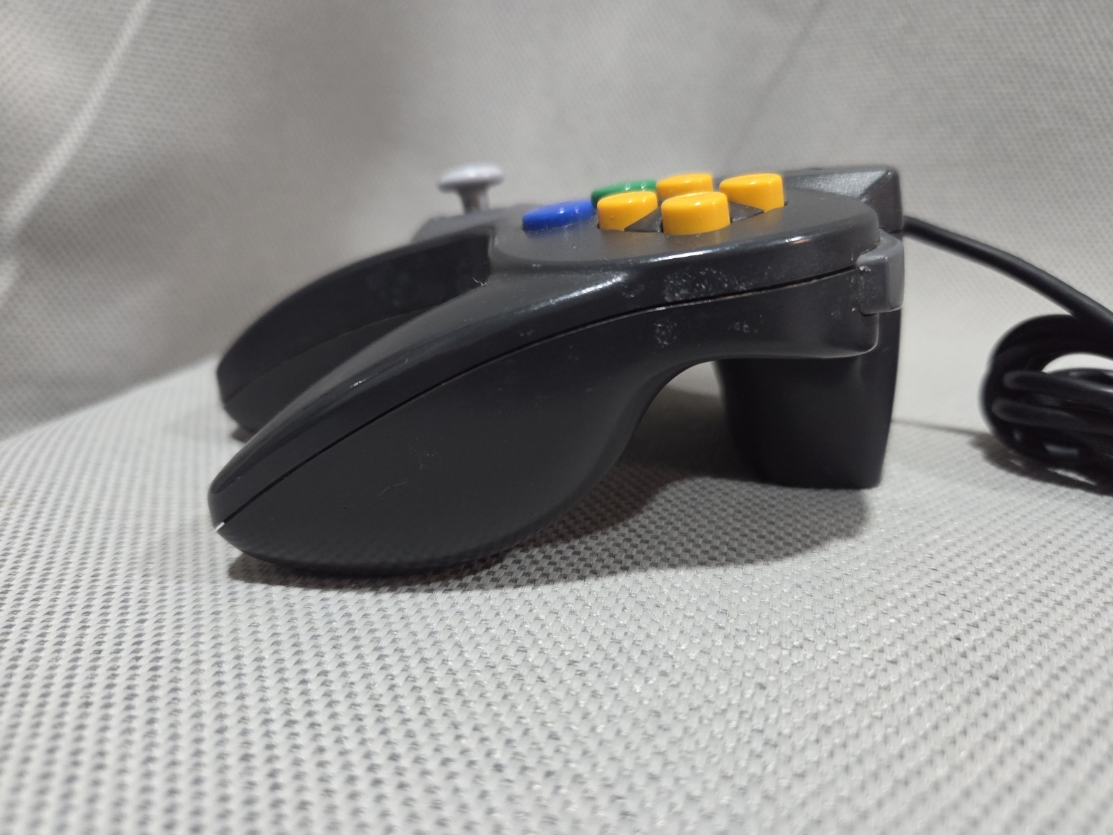 N64 Black Gray Controller OEM Official Nintendo 64 Good Stick Tested And Working