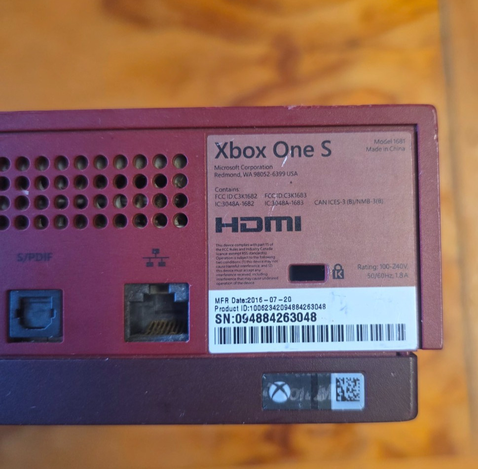 Microsoft Xbox One S Gears of War 4 Limited Edition 2 TB Crimson Red TESTED!