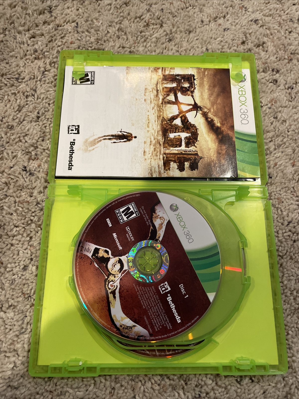 Rage (Microsoft Xbox 360, 2011) Complete CIB