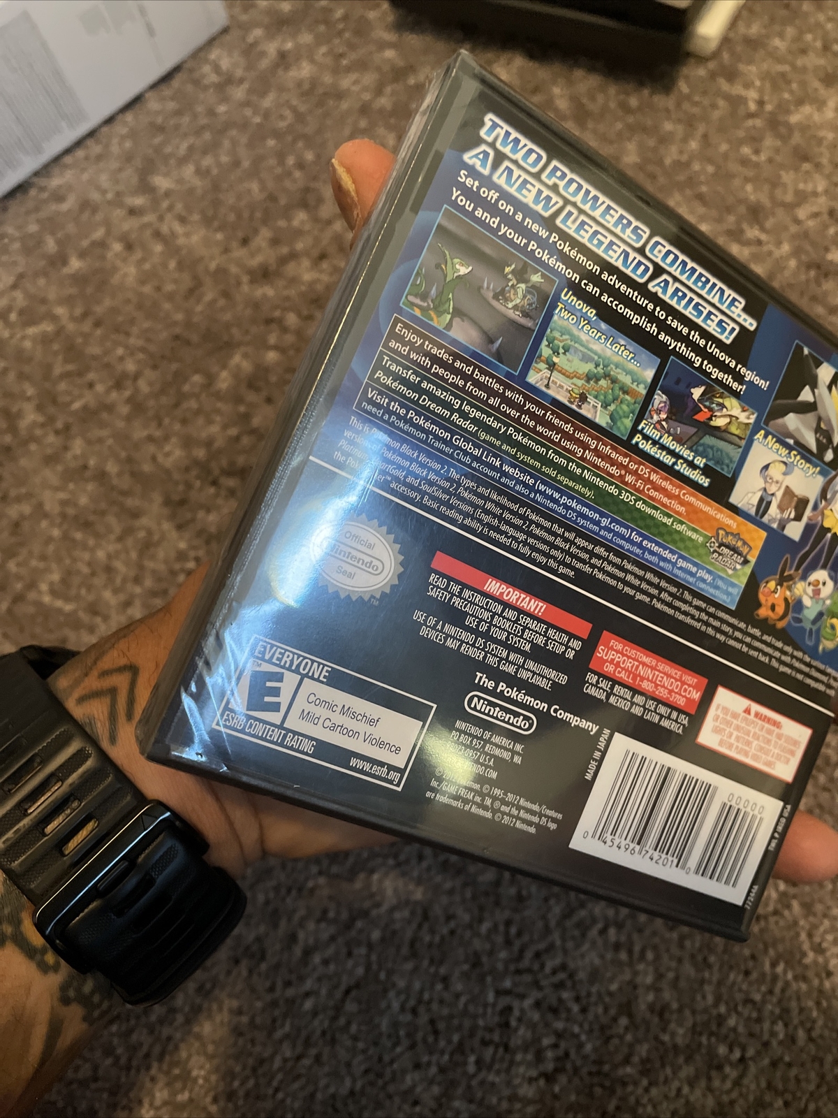 Pokemon: Black Version 2 (Nintendo DS, 2012)