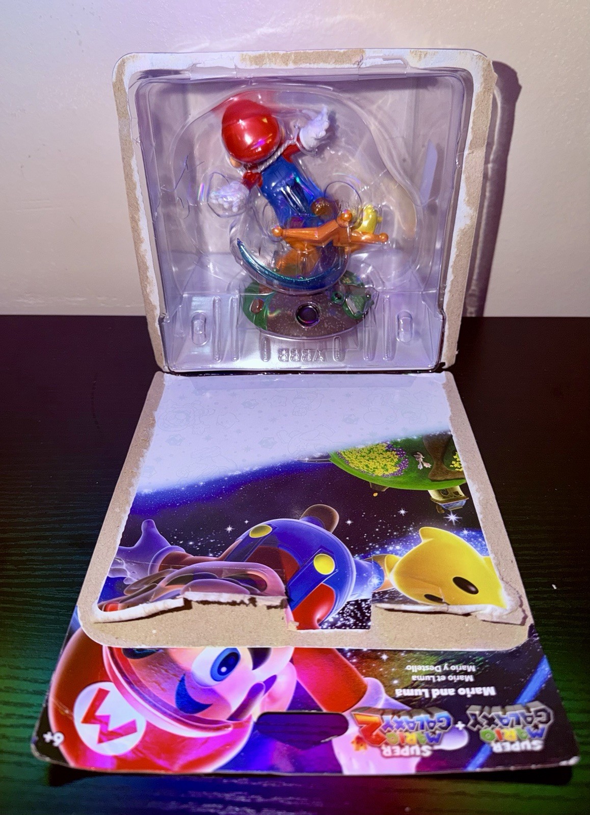 Nintendo amiibo – Super Mario Galaxy Series – Mario & Luma Figure – See Photos