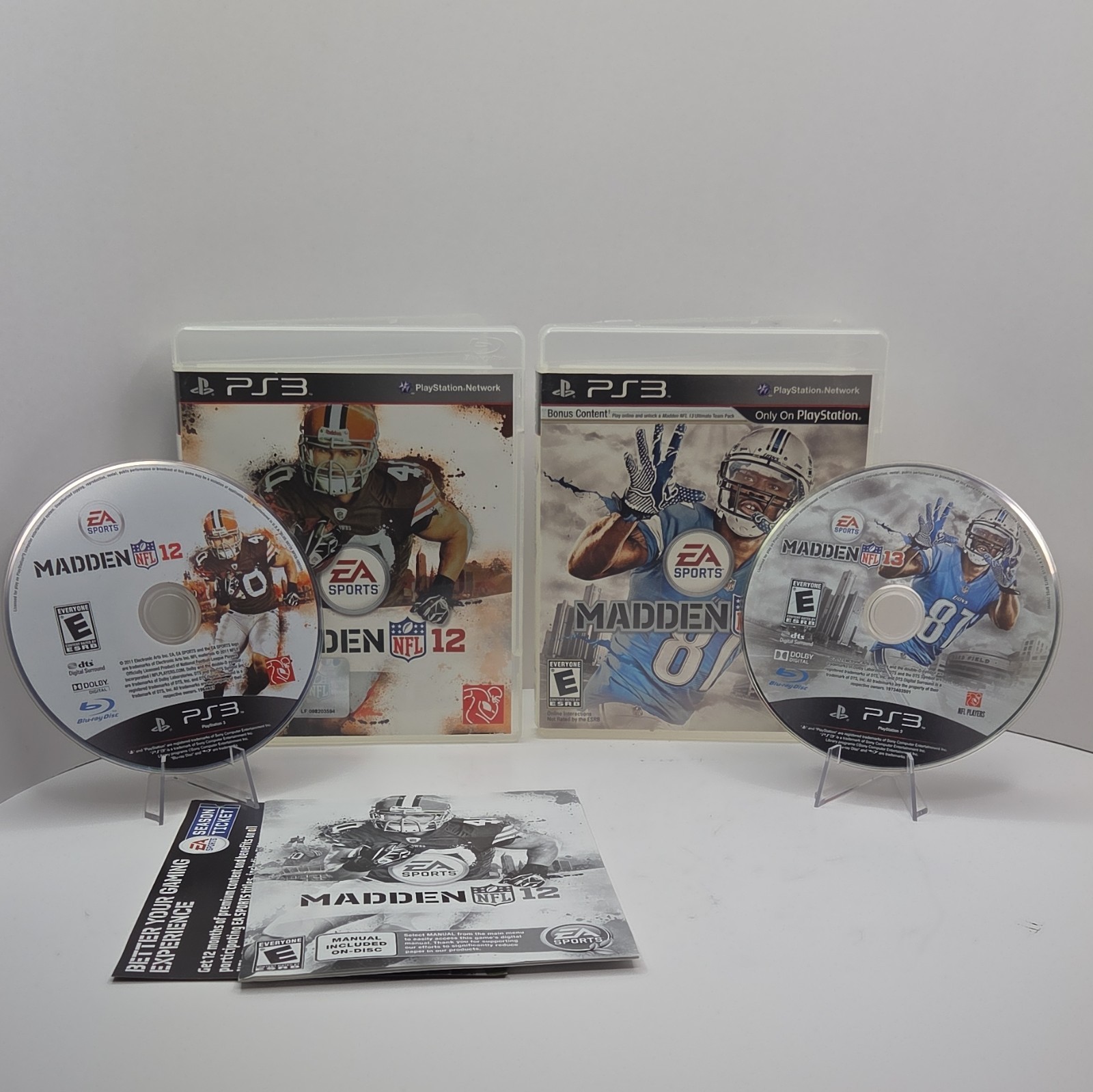 Madden NFL 12 & 13 PS3 E Sports (American Football) – TESTED & WORKING