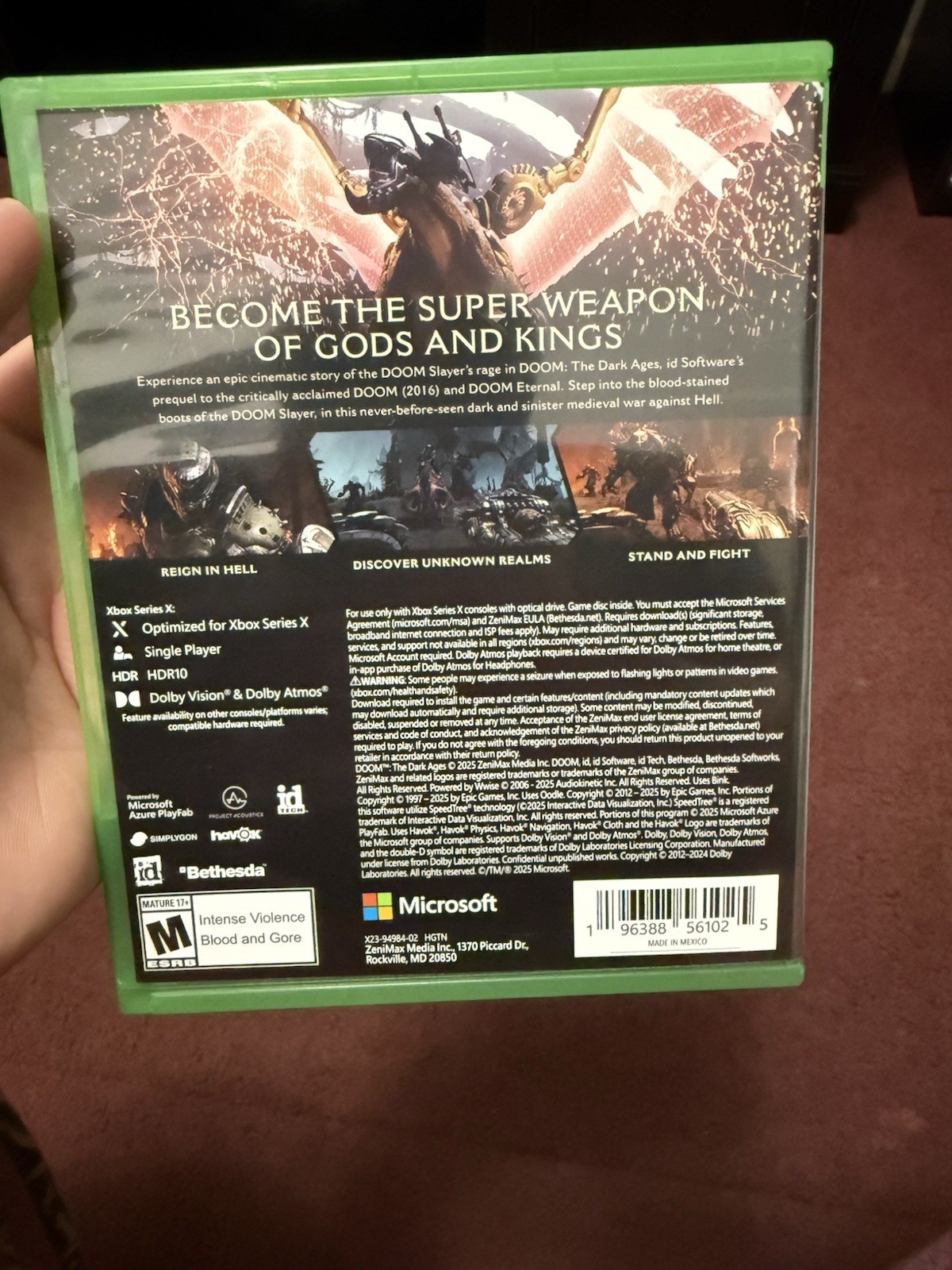 Doom: The Dark Ages Xbox Series X