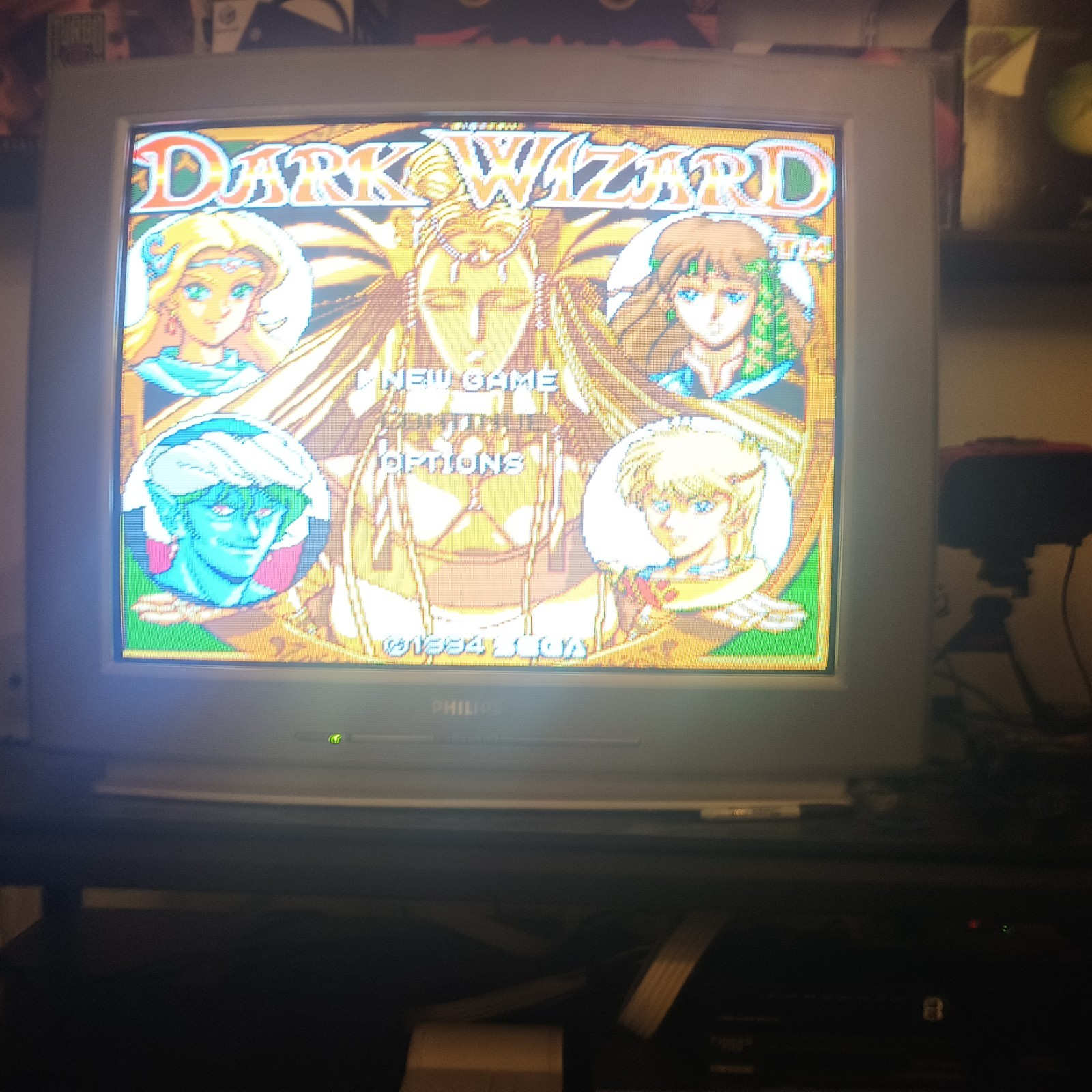 Dark Wizard (Sega CD, 1994) Complete with Registration Card