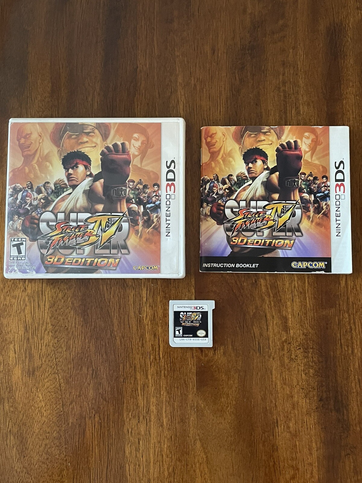 Super Street Fighter IV 4 — 3D Edition Nintendo 3DS COMPLETE CIB AUTHENTIC