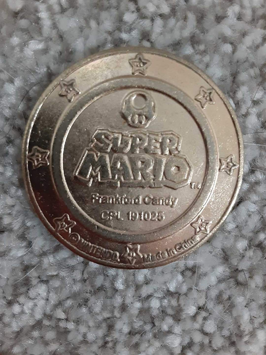Super Mario Frankford Candy Collectible Coins | Wario and Waluigi