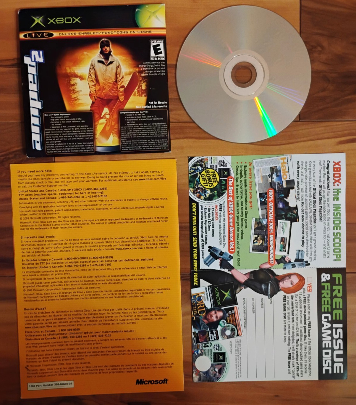 Microsoft Xbox: Translucent Blue System CIB Complete Box Great Shape Ice Variant