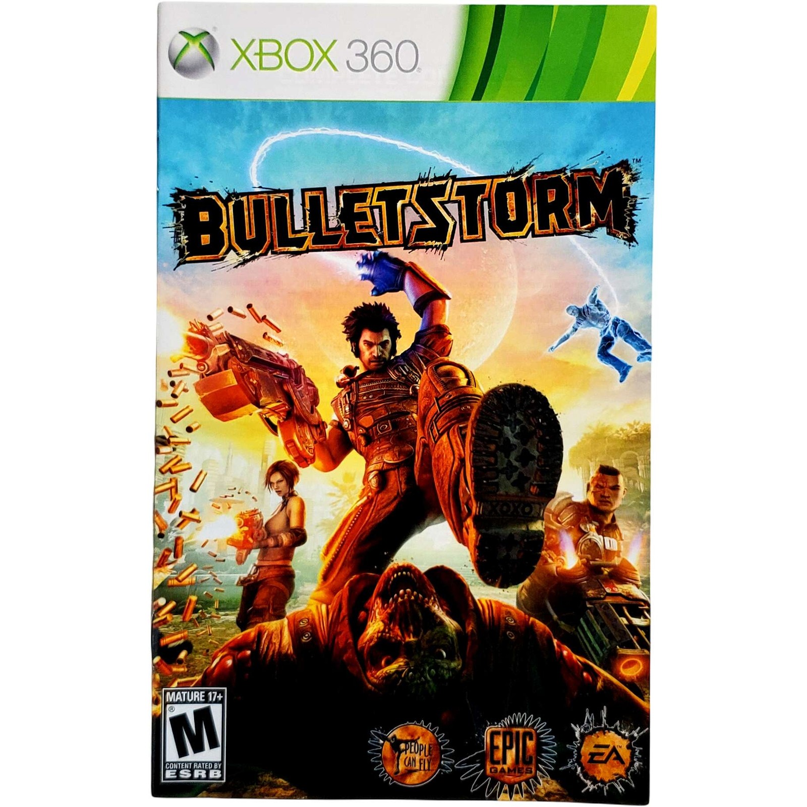(Manual Only) Bulletstorm Epic Edition – Microsoft Xbox 360 Pristine Authentic