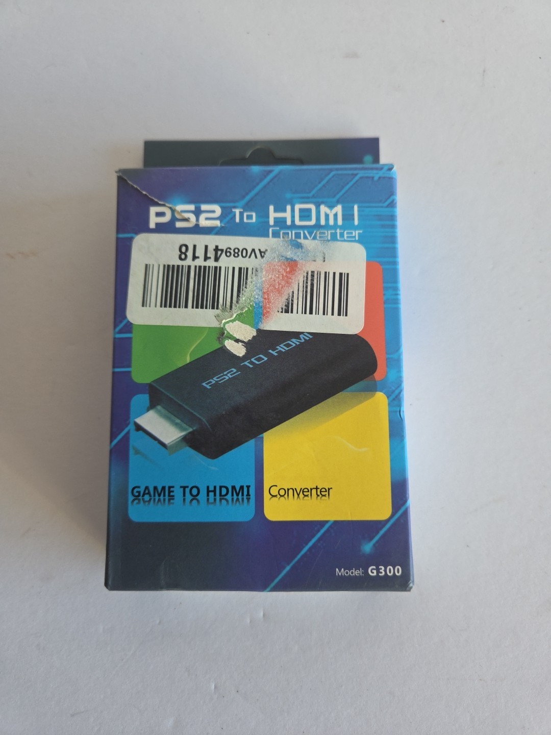 PS2 to HDMI Video Converter – G300 – USED CONDITION – Untested Free Returns