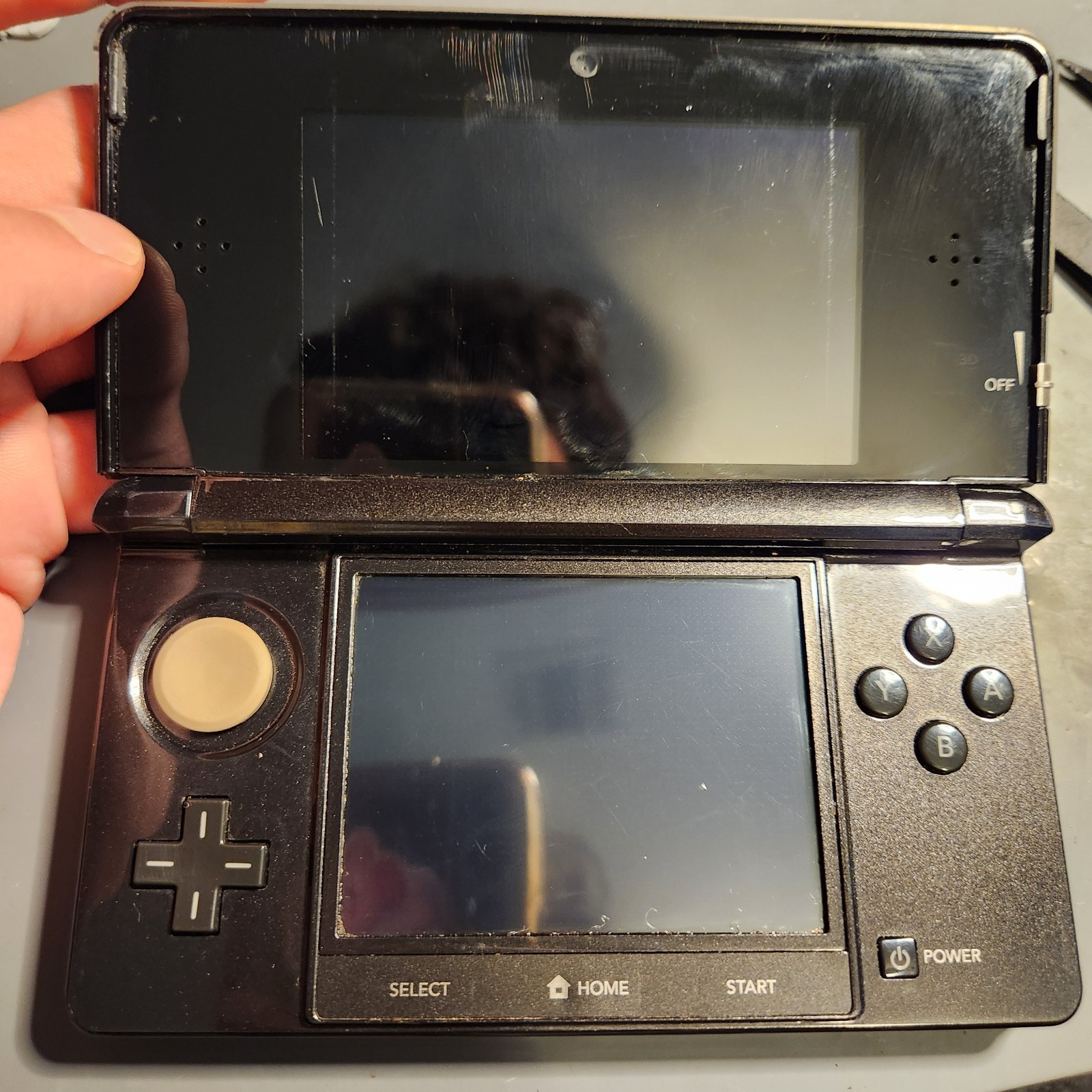 Nintendo 3DS Cosmo Black System – Working