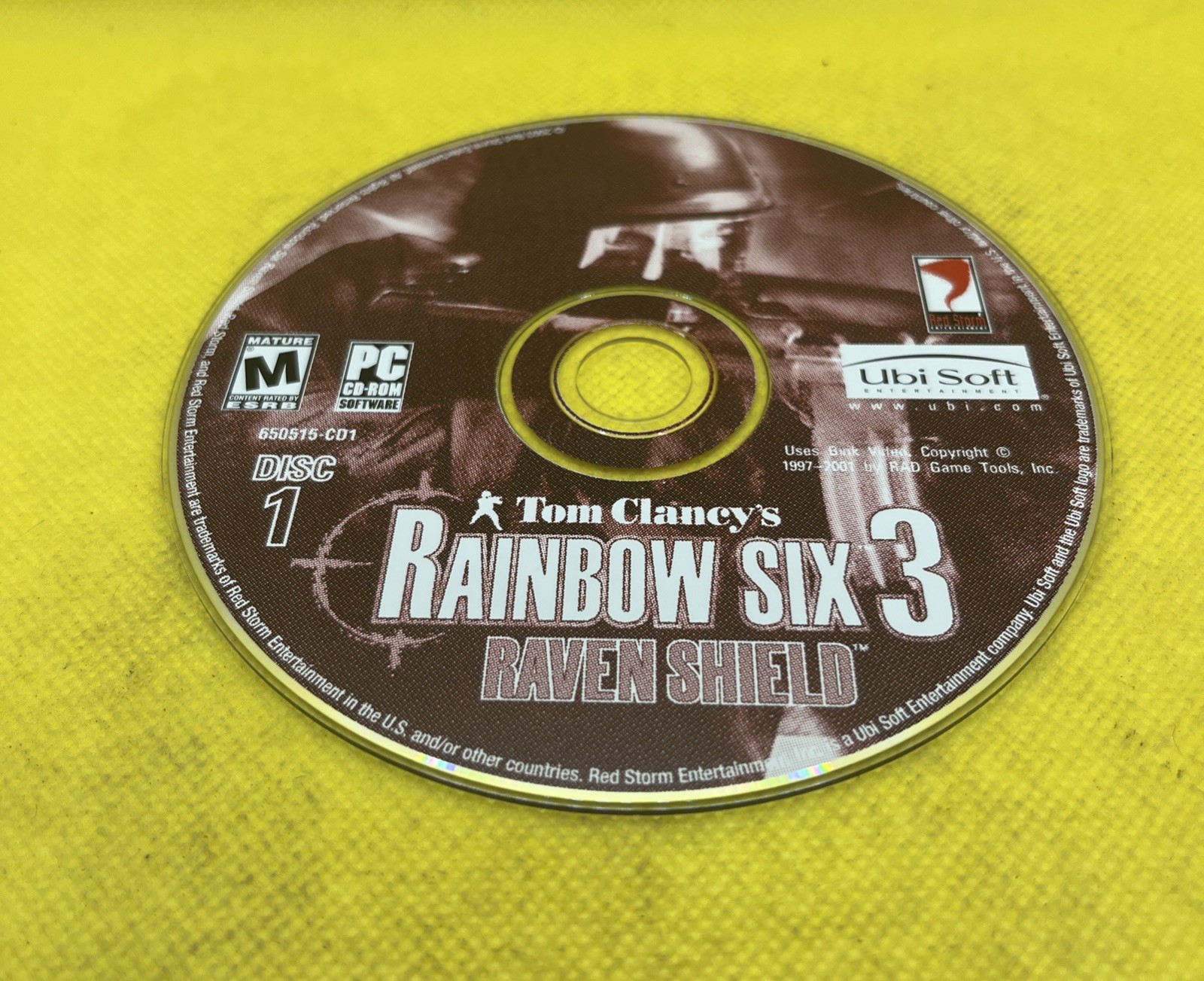 Tom Clancy’s Rainbow Six 3 Raven Shield (2-Disc Set, PC CD-ROM, 2003)