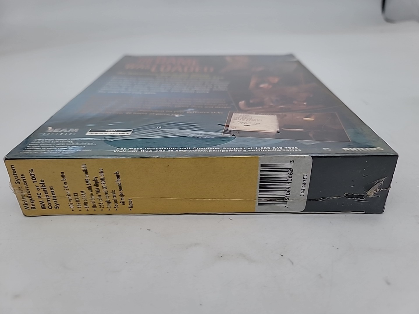 Damaged SEAL- Philips Interactive Media Computer Game Dame was Loaded