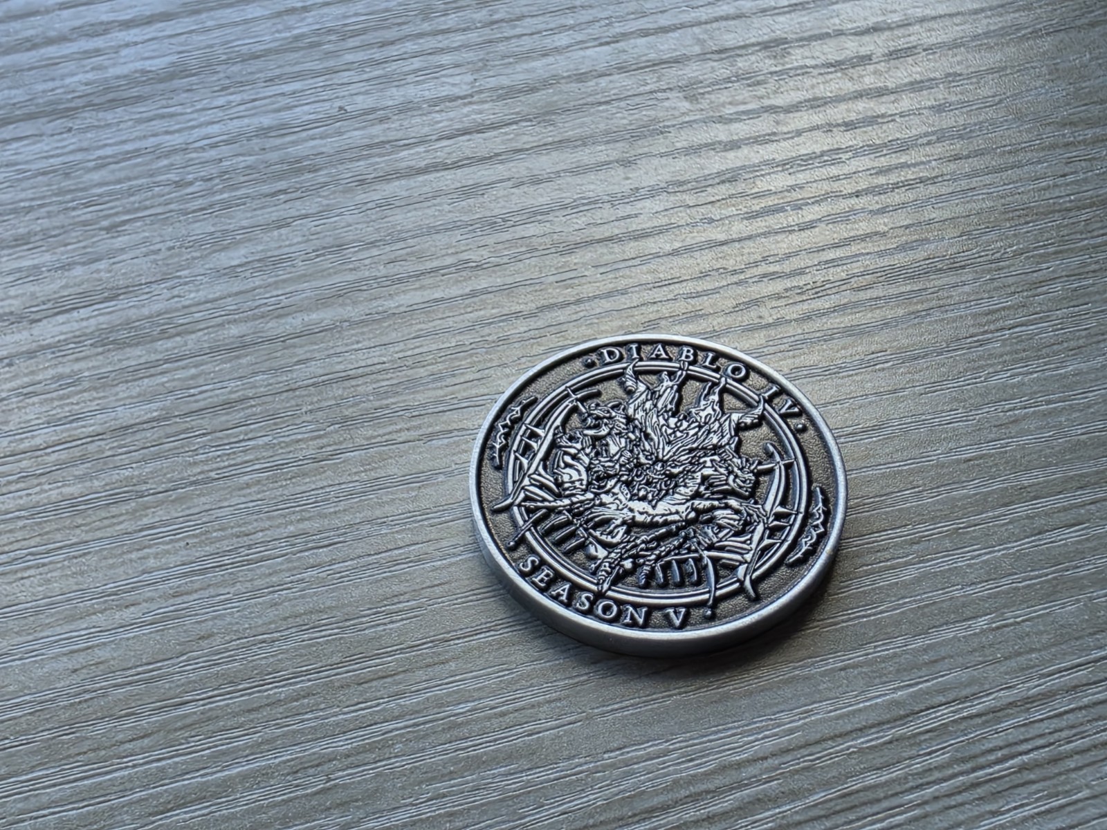 Diablo 4 IV Developer Coin Medal Season Of Infernal Horde #5 D4 Rare Blizzard PC
