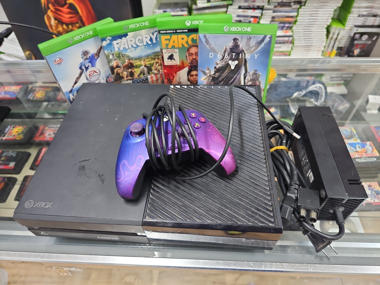 Microsoft Xbox One 1540 500GB Console – Black W/ Games Controller Tested