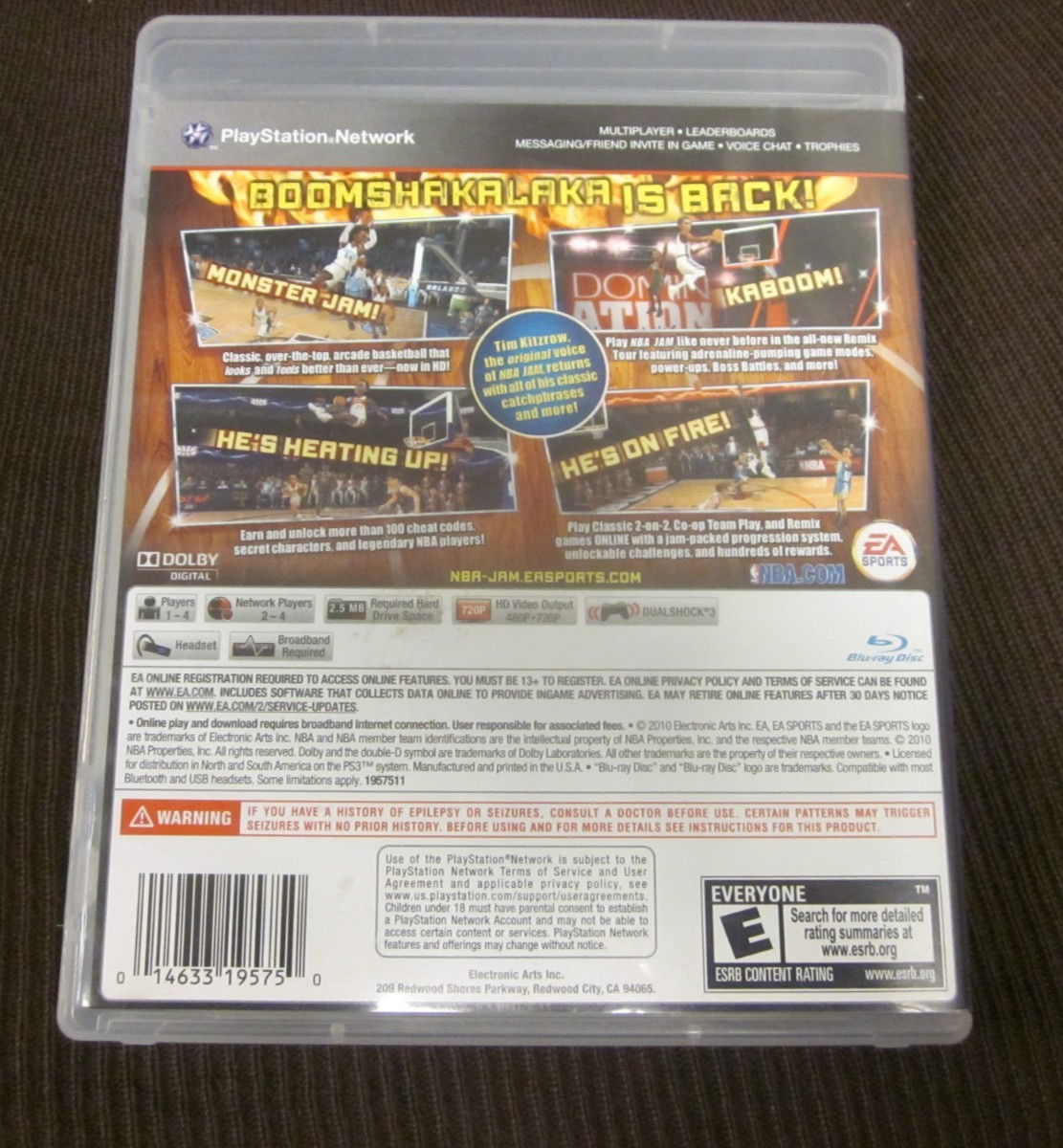 PLAYSTATION PS3 NBA JAM CLASSIC ARCADE HOOPS REIGNITED!