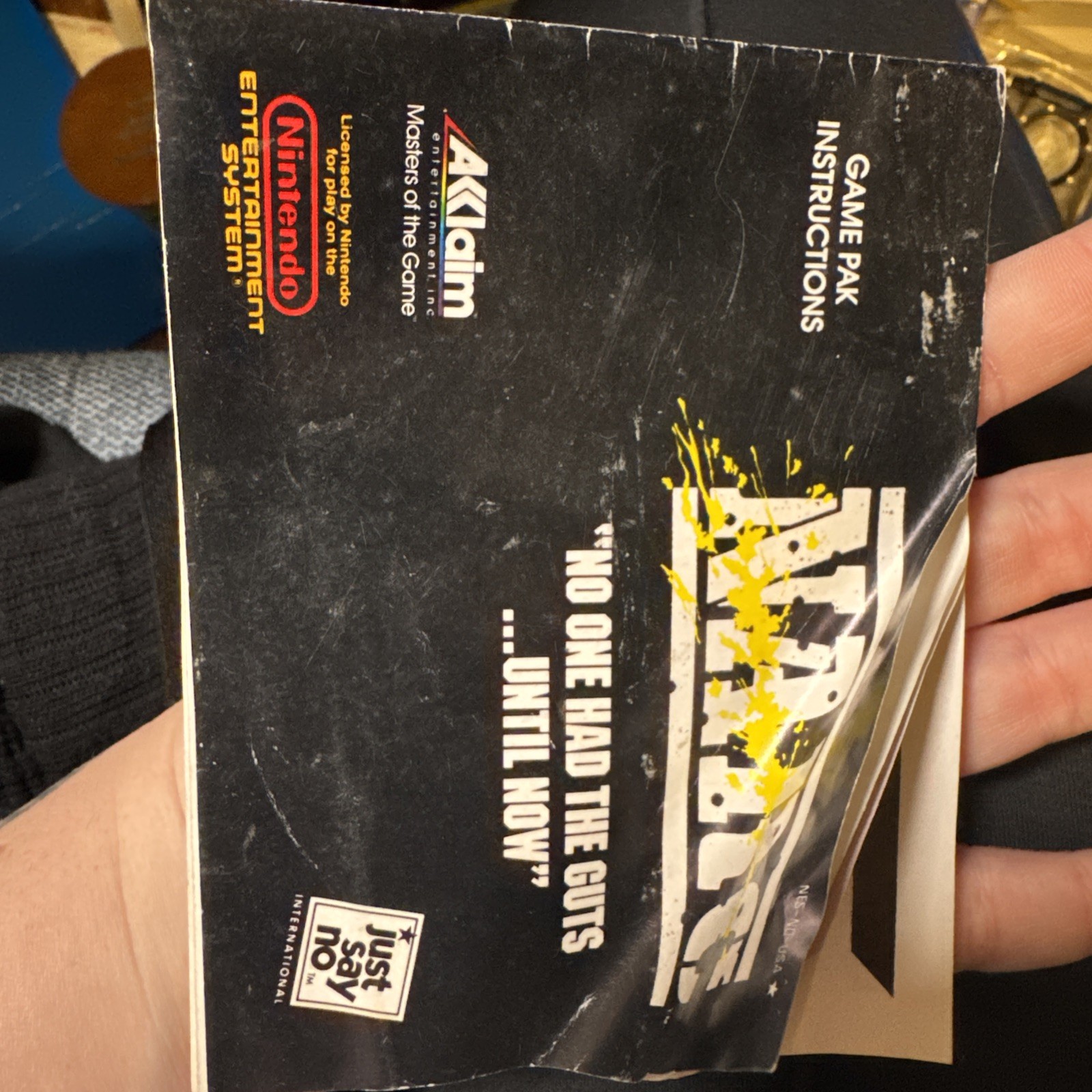 MANUAL ONLY Total Recall (Nintendo NES, 1990)