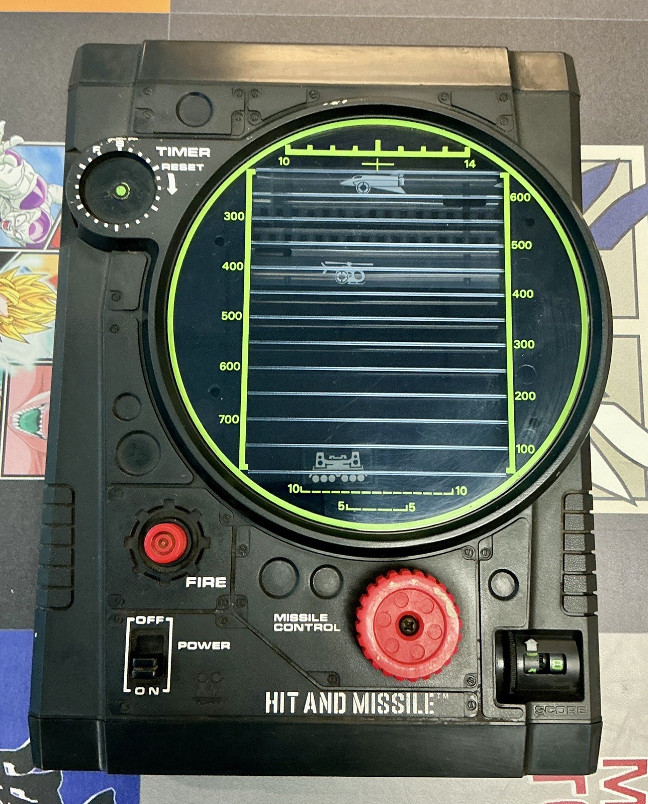 Vintage Hit And Missile HANDHELD WAR BATTLE GAME 1979 TOMY WORKS VG-EX Condition